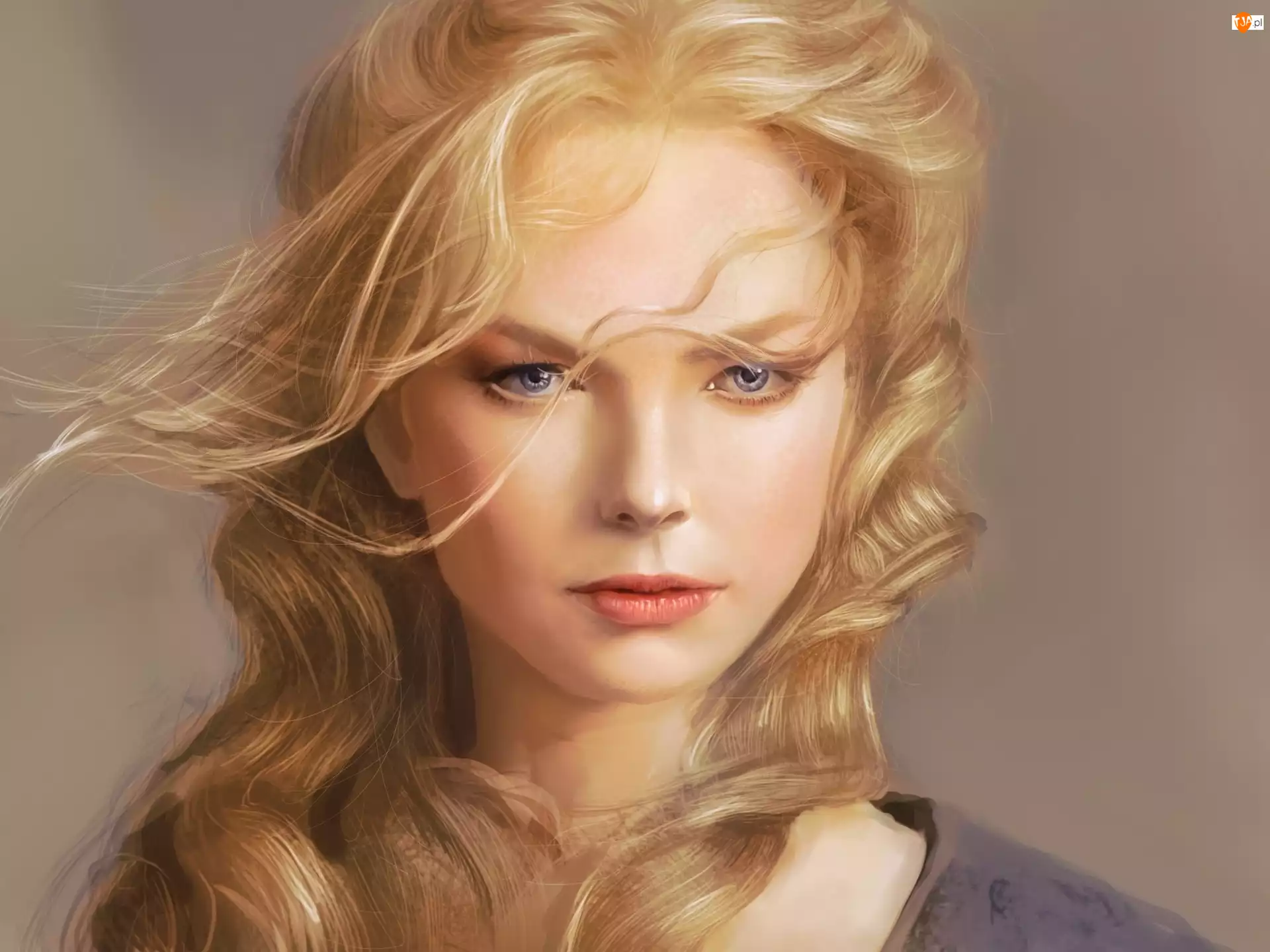 Portret, Kobieta, Blondynka