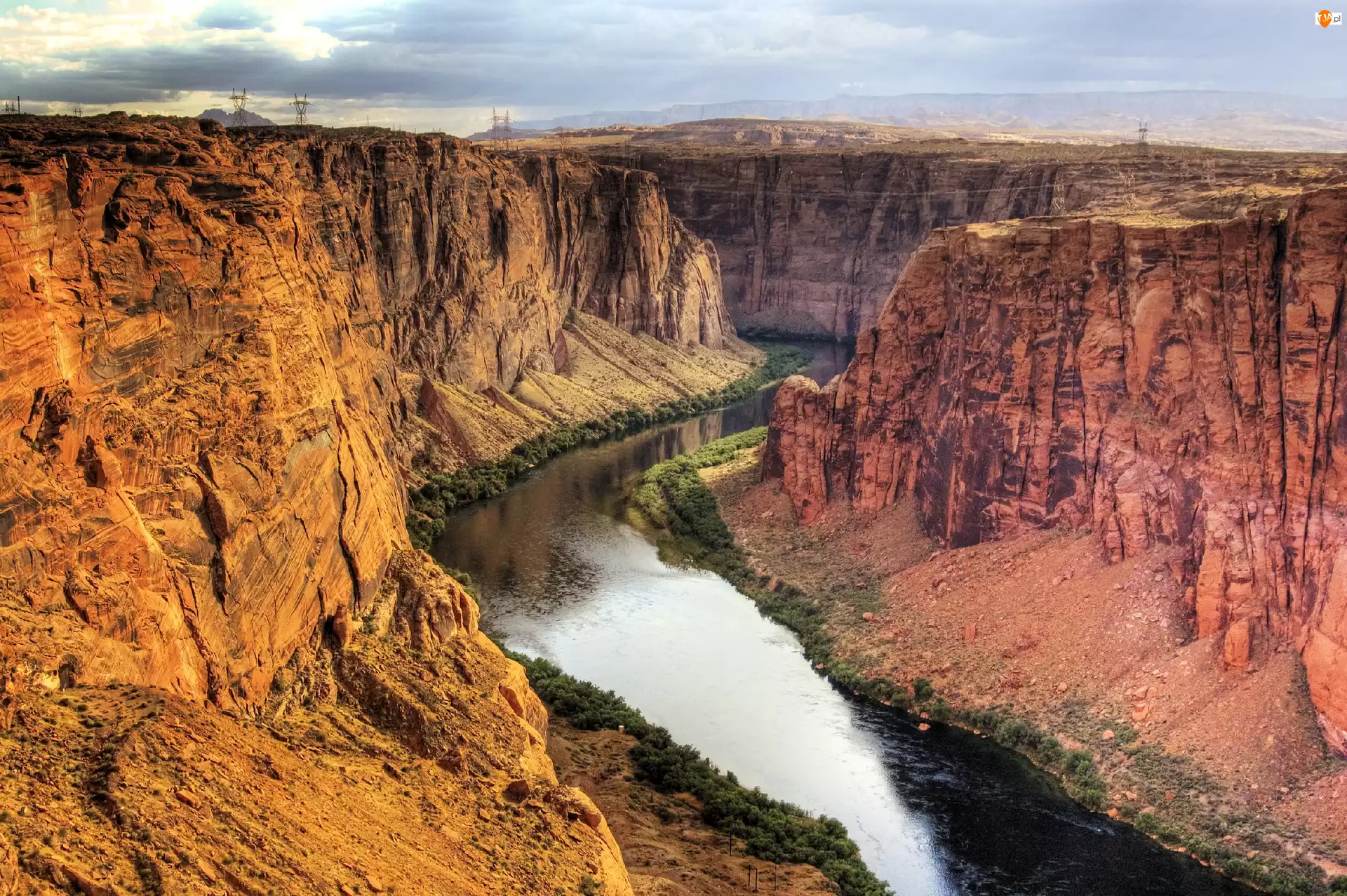 Park Narodowy Wielkiego Kanionu, Rzeka Kolorado, Stan Arizona, Stany Zjednoczone, Kanion