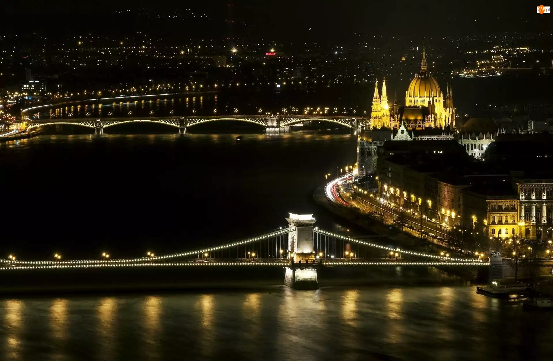 Rzeka, Węgry, Zabytki, Budapeszt, Most