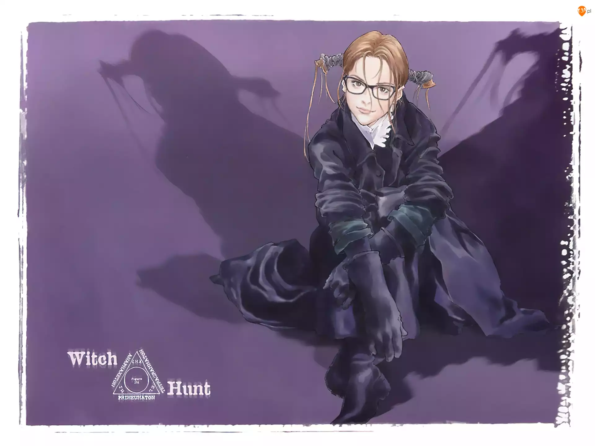 Witch Hunter Robin, rękawiczki, dziewczynka, płaszcz