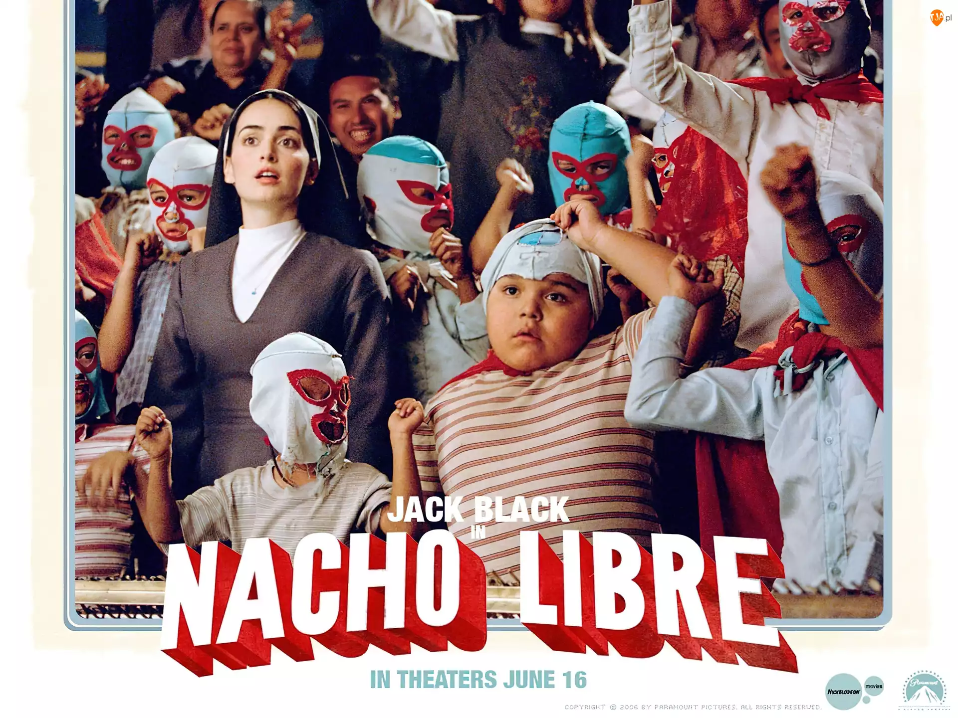 zakonnica, Nacho Libre, dzieci, maski