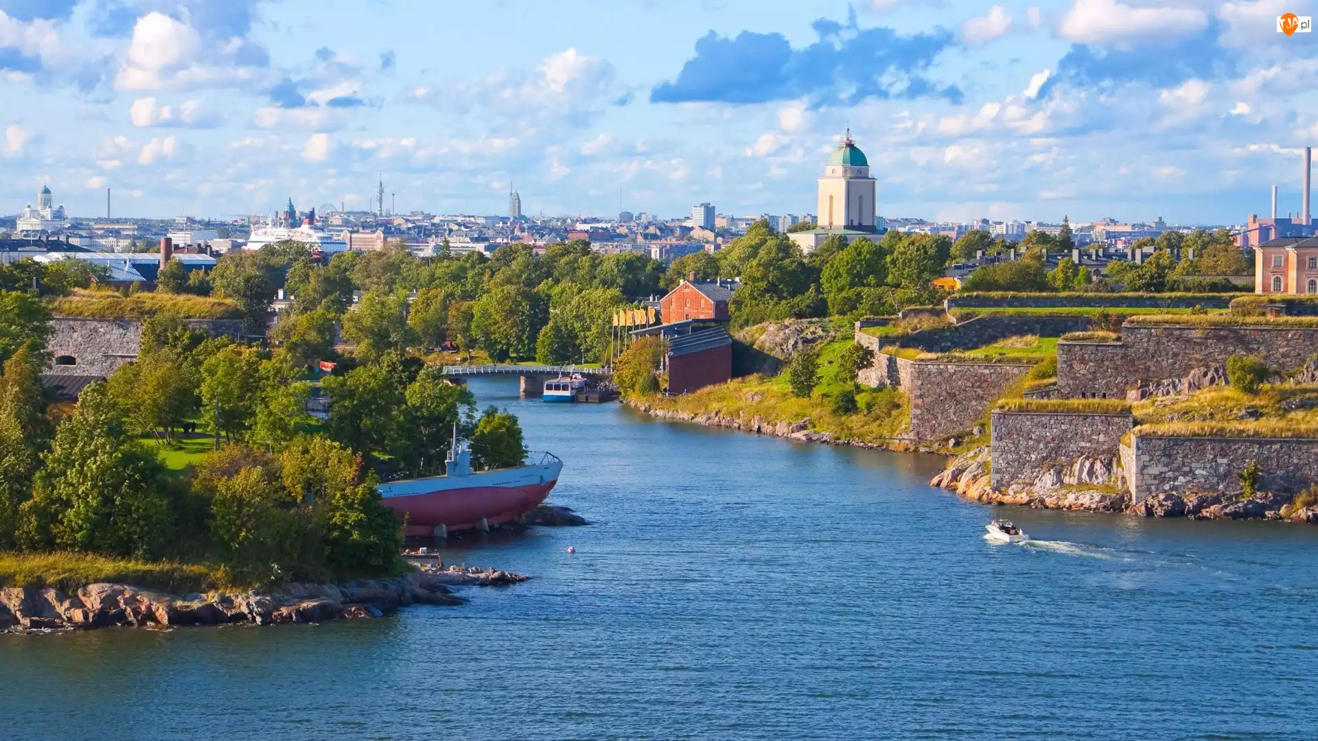 Finlandia, Panorama, Miasta, Helsinki