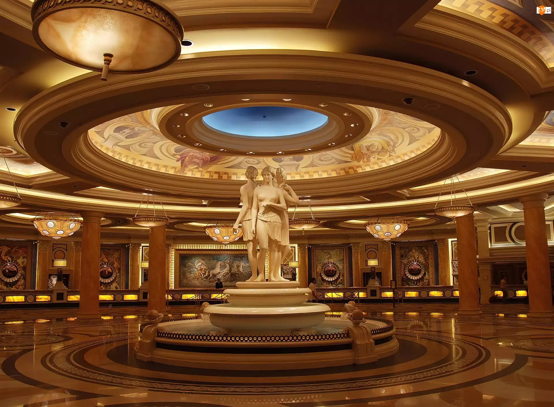 Wnętrze, Stany Zjednoczone, Las Vegas, Hotel Caesars Palace