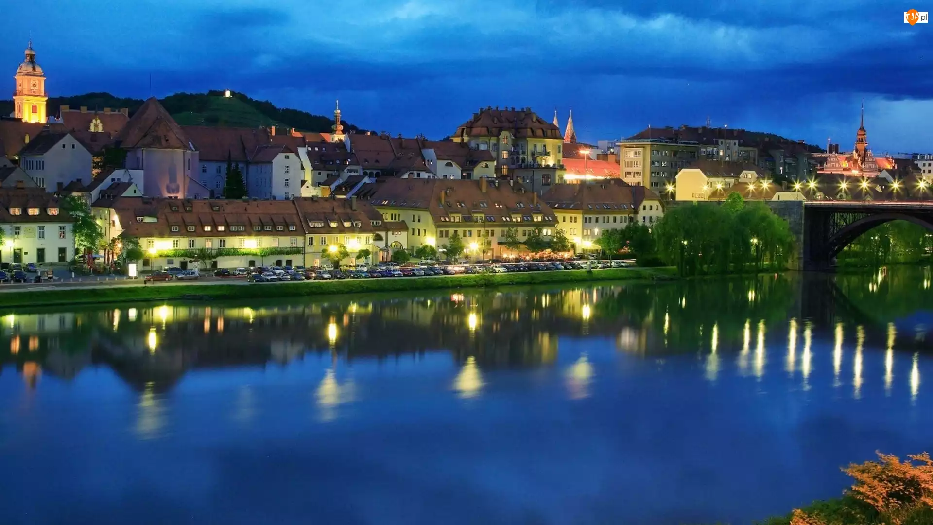 Słowenia, Maribor, Noc
