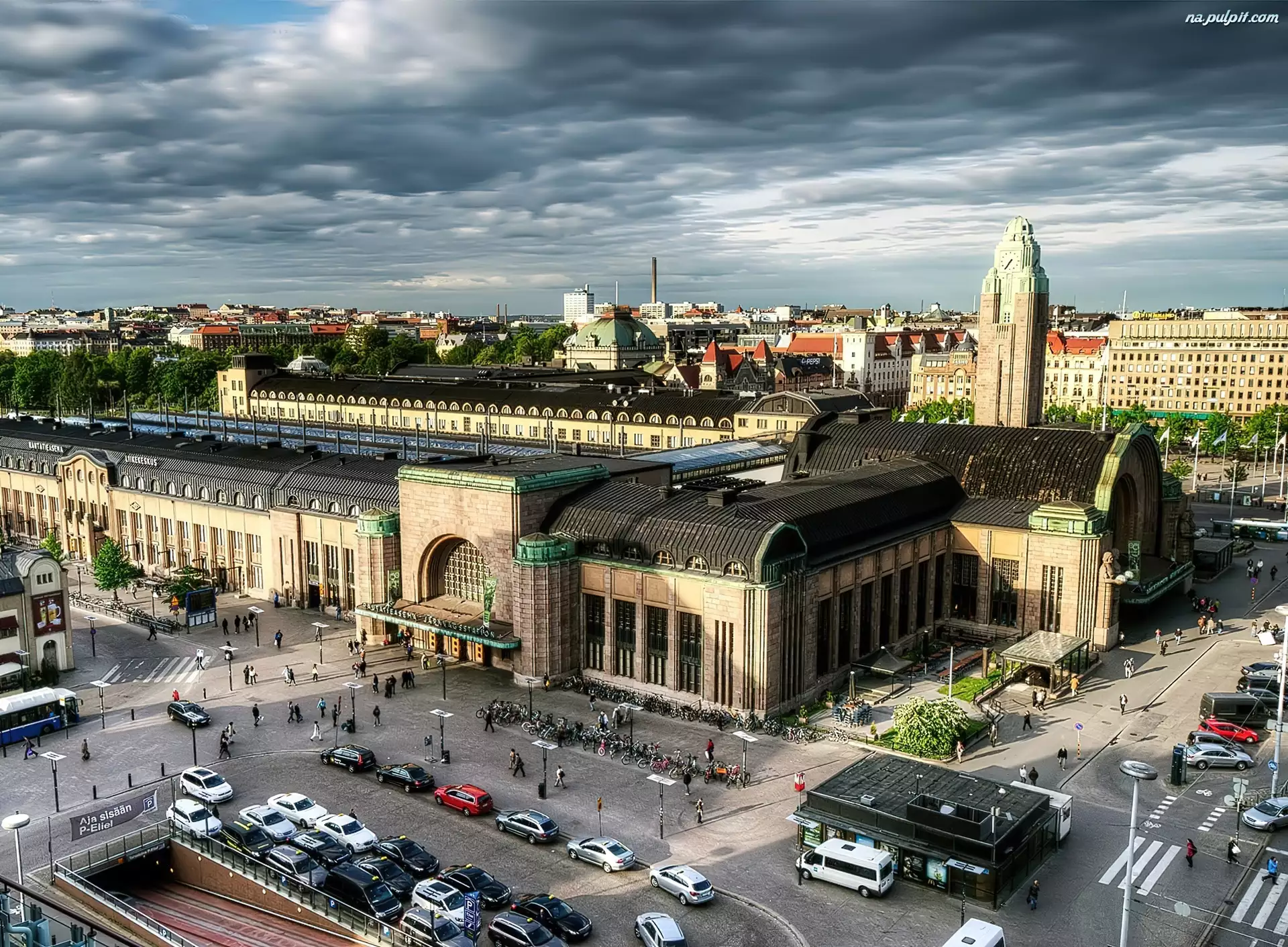 Finlandia, Dworzec, Helsinki, Miasto