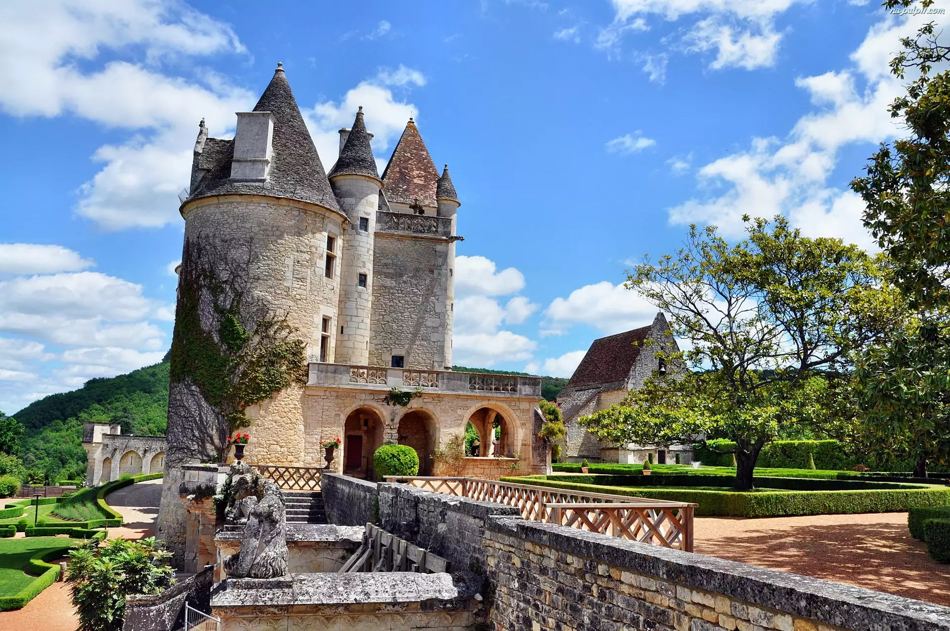 Francja, Zamek, Chateau des Milandes