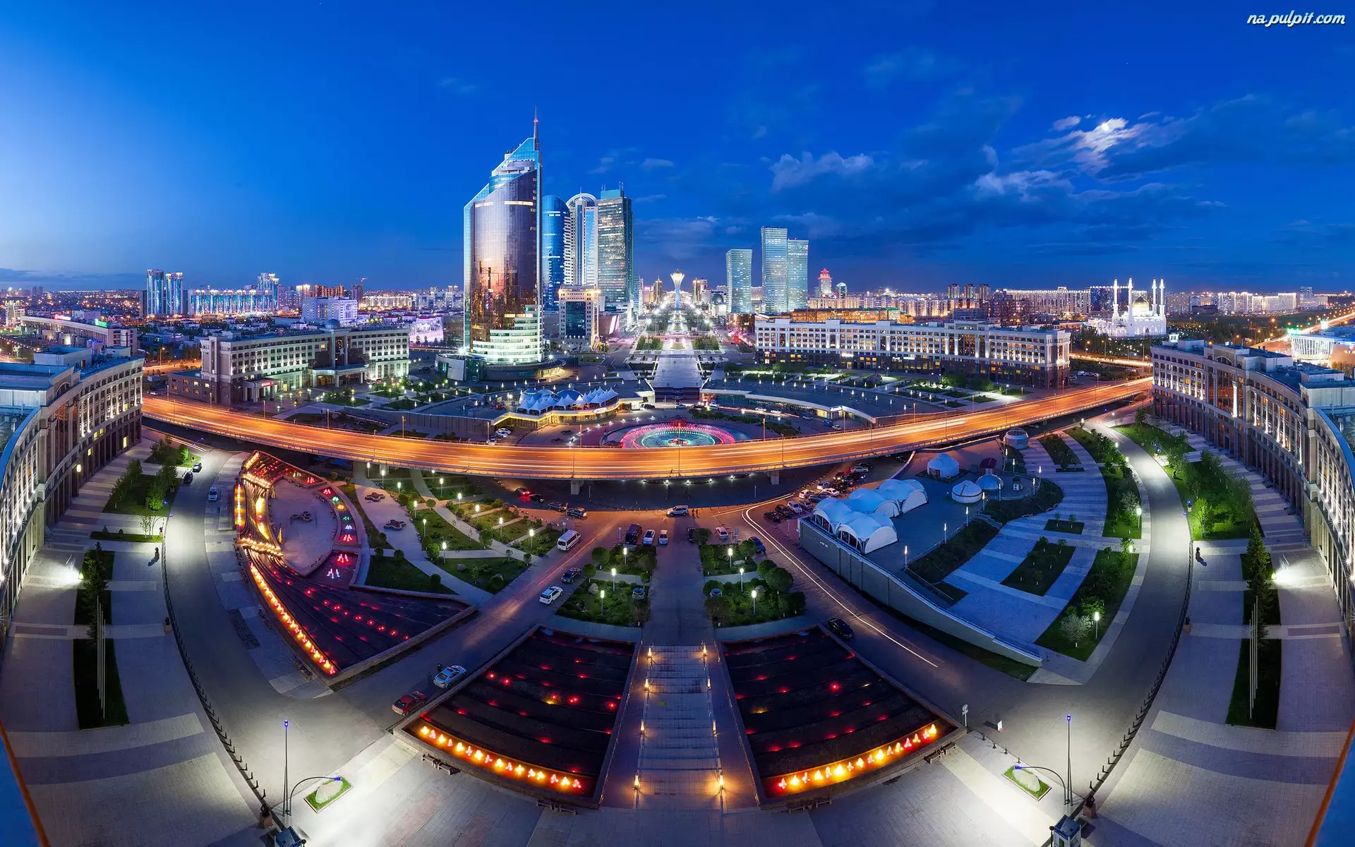 Miasta, Astana, Kazachstan, Panorama