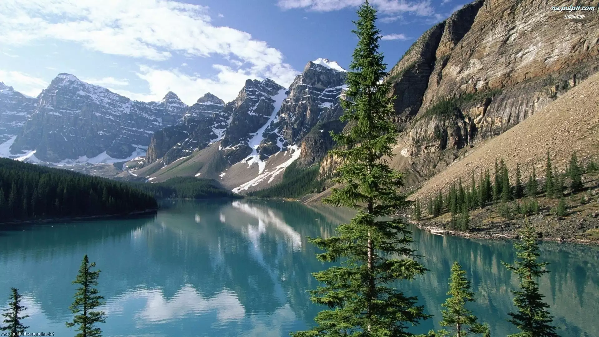 Kanada, Jezioro, Park Narodowy Banff, Góry