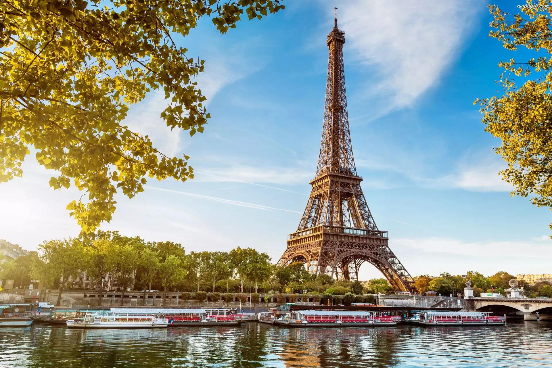 Francja, Rzeka, Wieża Eiffla, Paryż