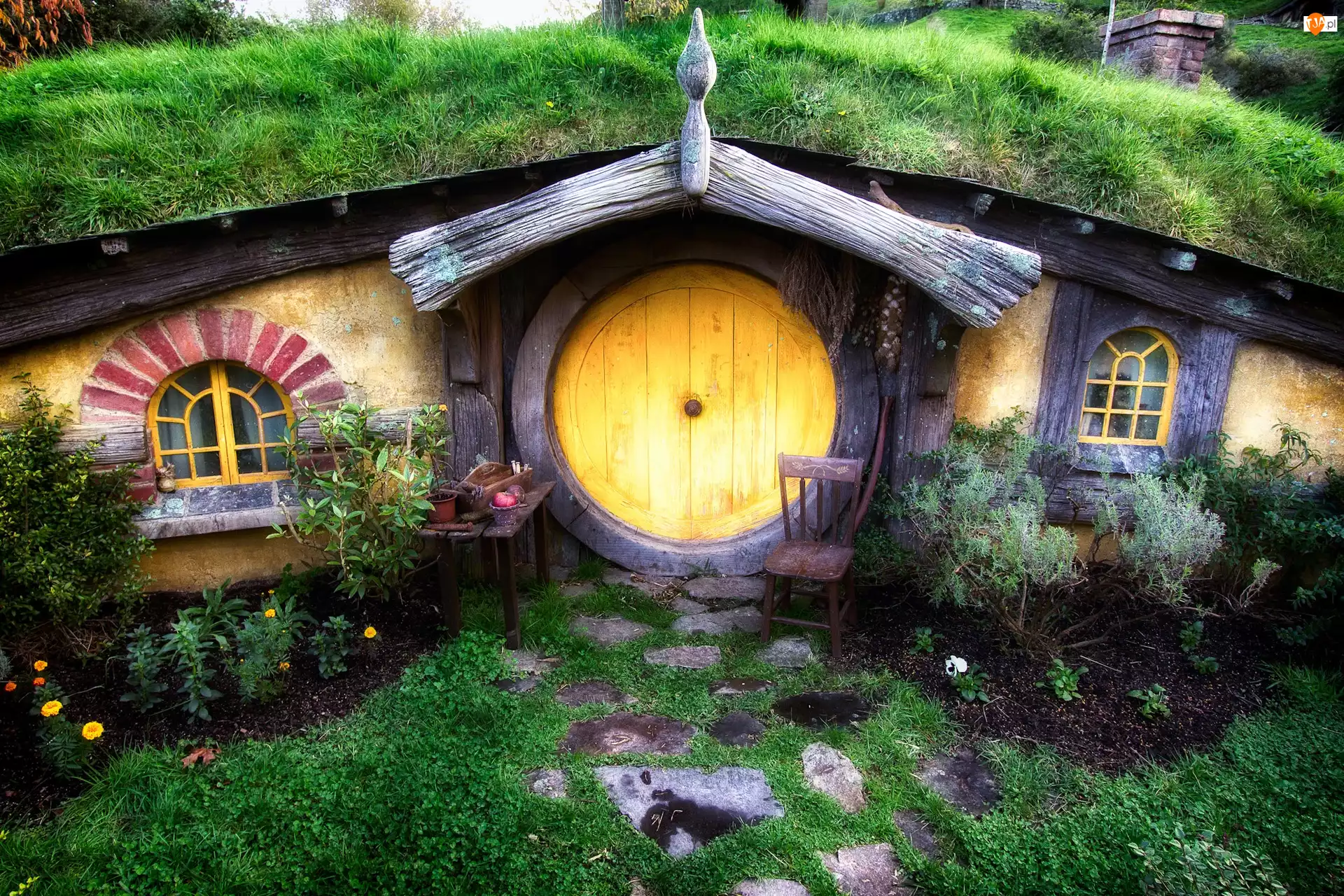 Domek, Ogródek, Ziemny, Hobbit