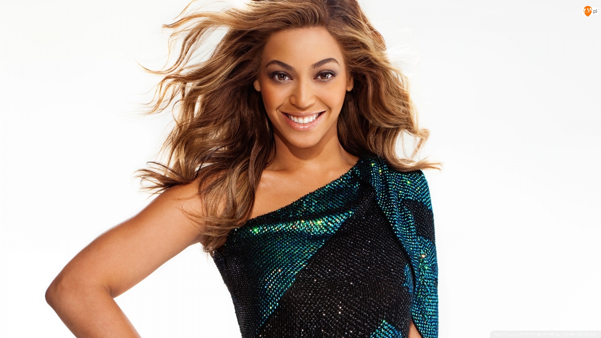 Włosy, Beyonce Knowles, Rozwiane