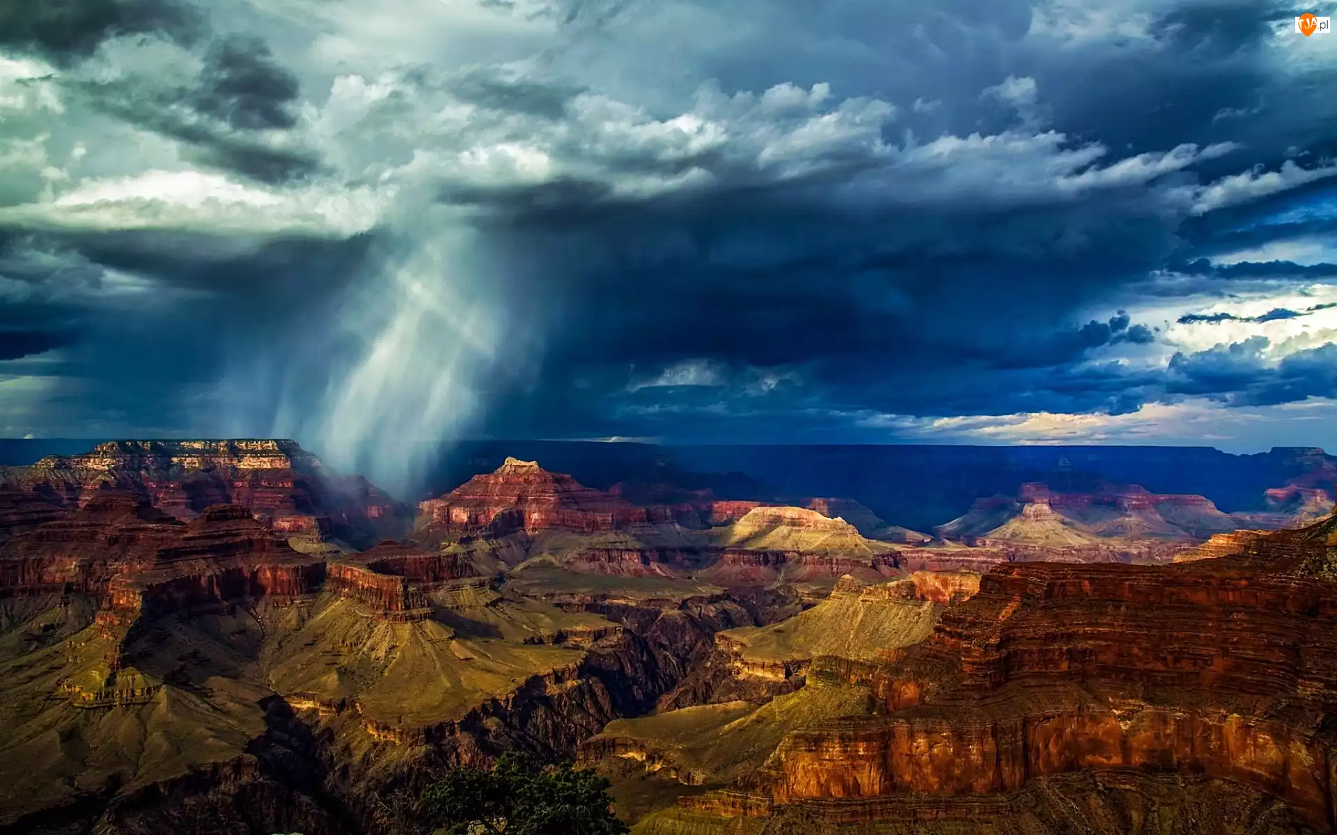 Chmury, Arizona, Wielki Kanion, Park Narodowy