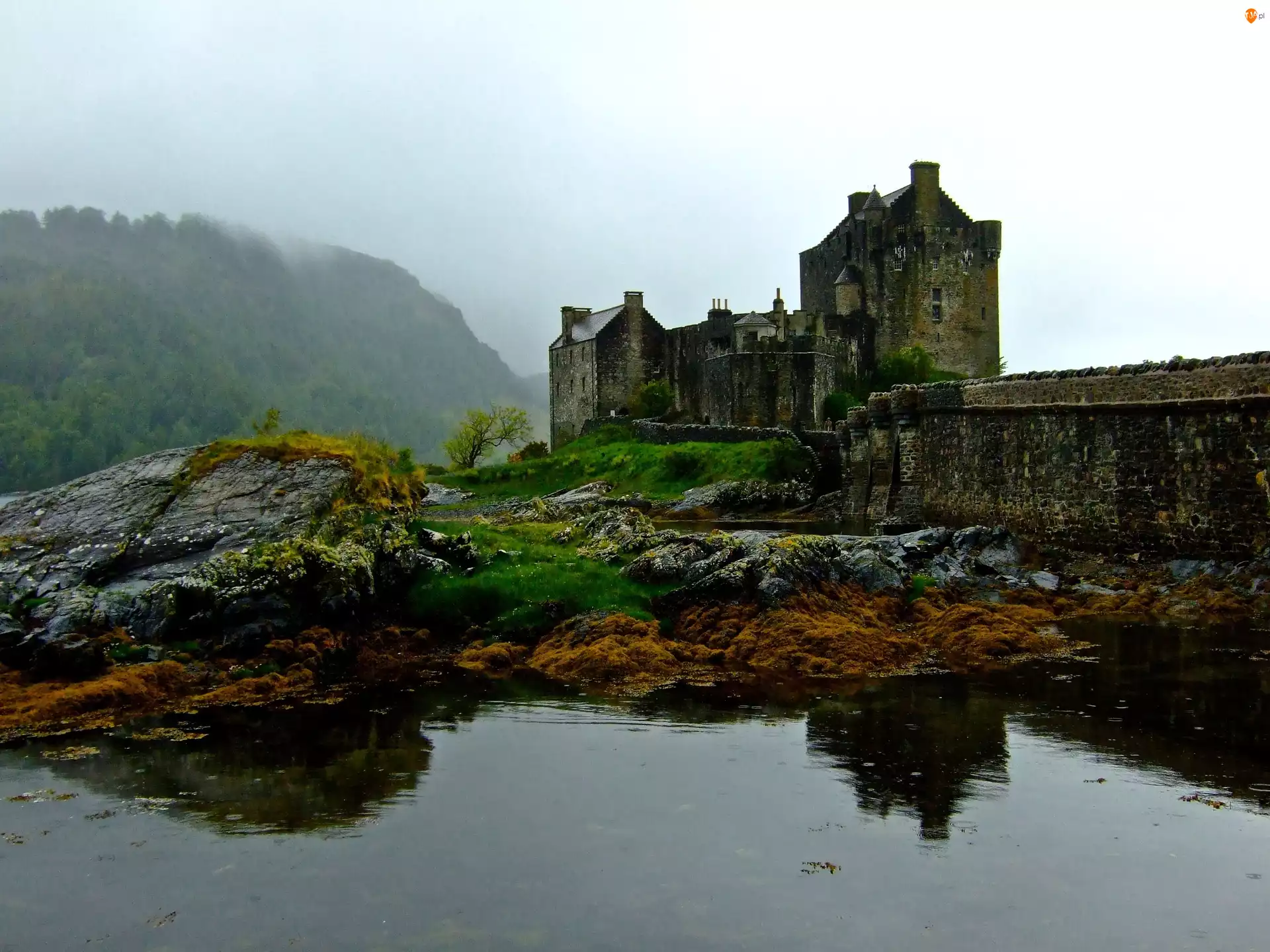 Szkocja, Zamek Eilean Donan, Wyspa Loch Duich, Region Highland