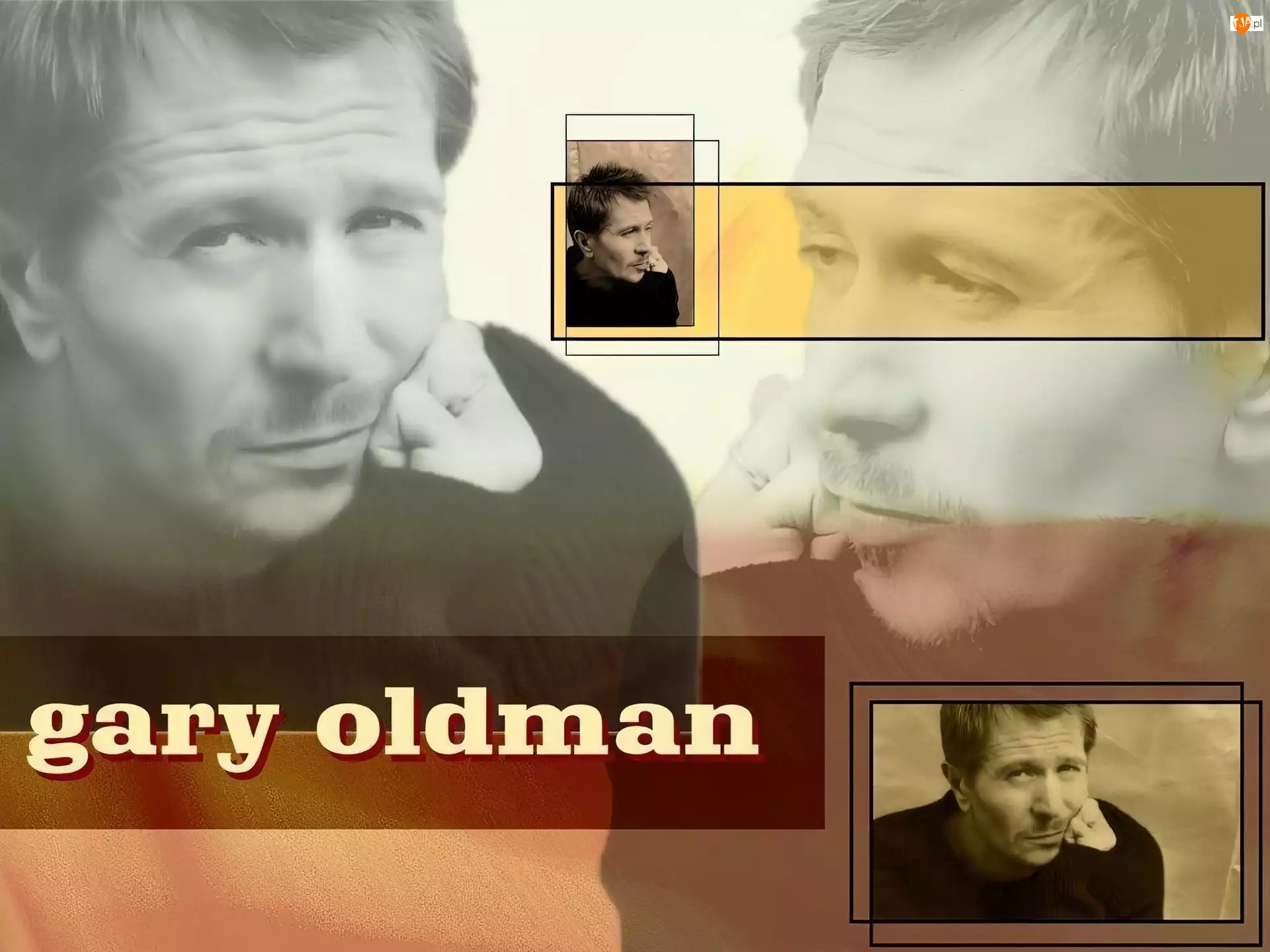 czarny sweter, Gary Oldman