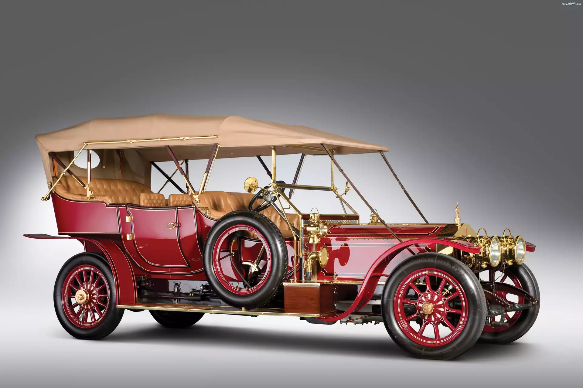 Silver, 1911, Rolls Royce, Zabytkowy, Ghost