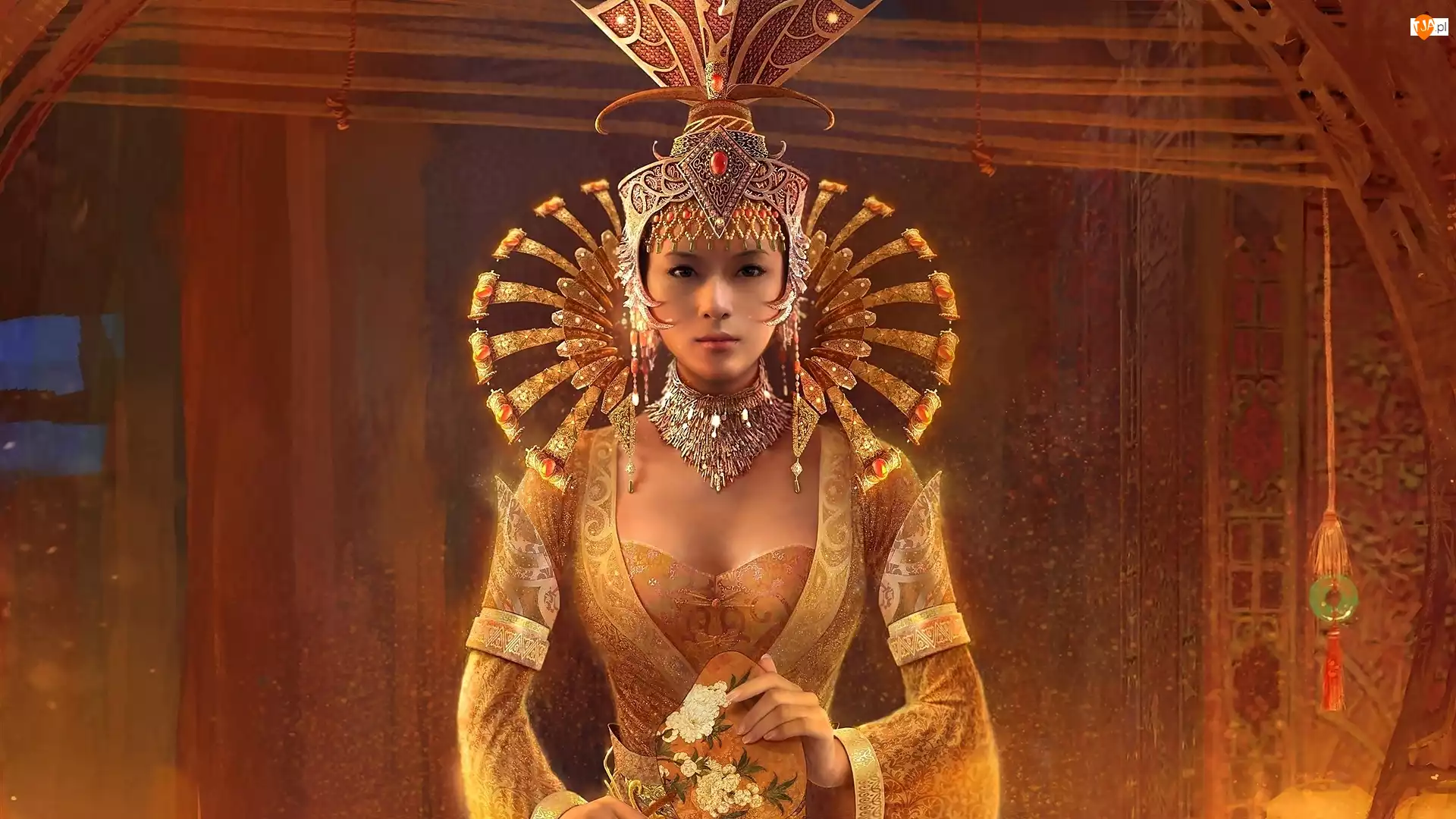 Księżniczka, Styl, Kobieta, Biżuteria, Orientalna, Moda
