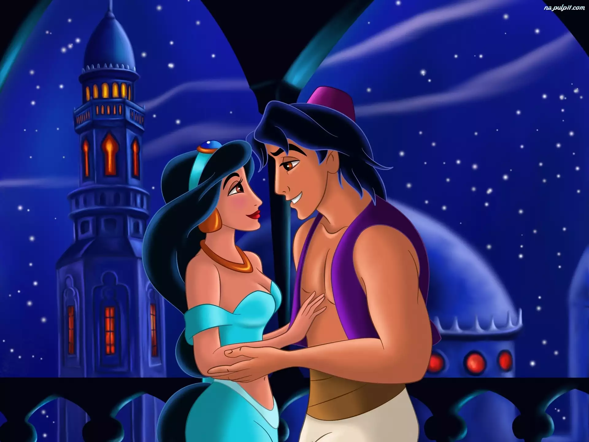 Aladdin, Bajka, Disney, Aladyn