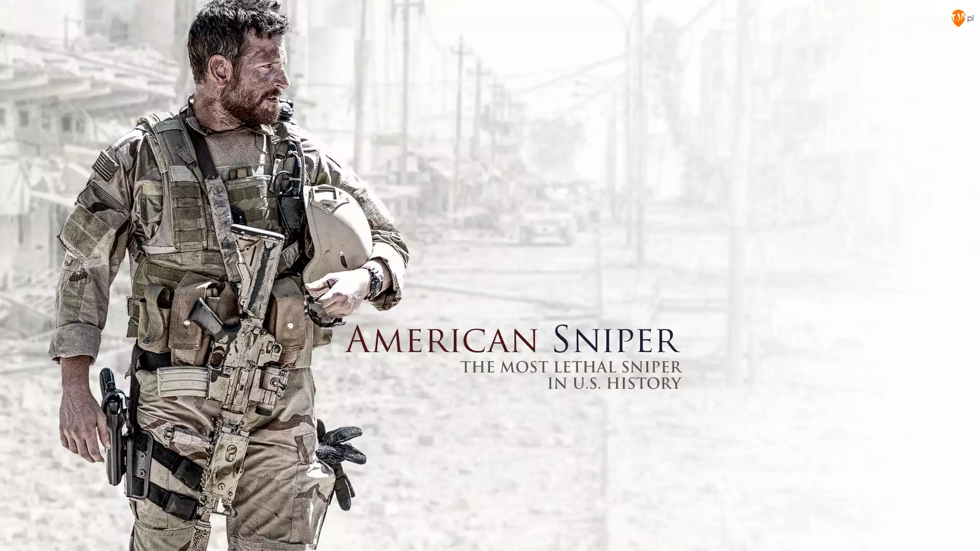 Mundur, Bradley Cooper, Film, American Sniper, Broń, Aktor, Żołnierz