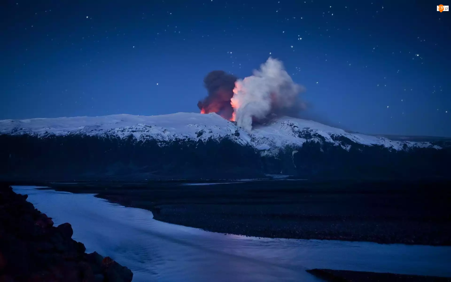 Gwiazdy, Wulkan, Erupcja