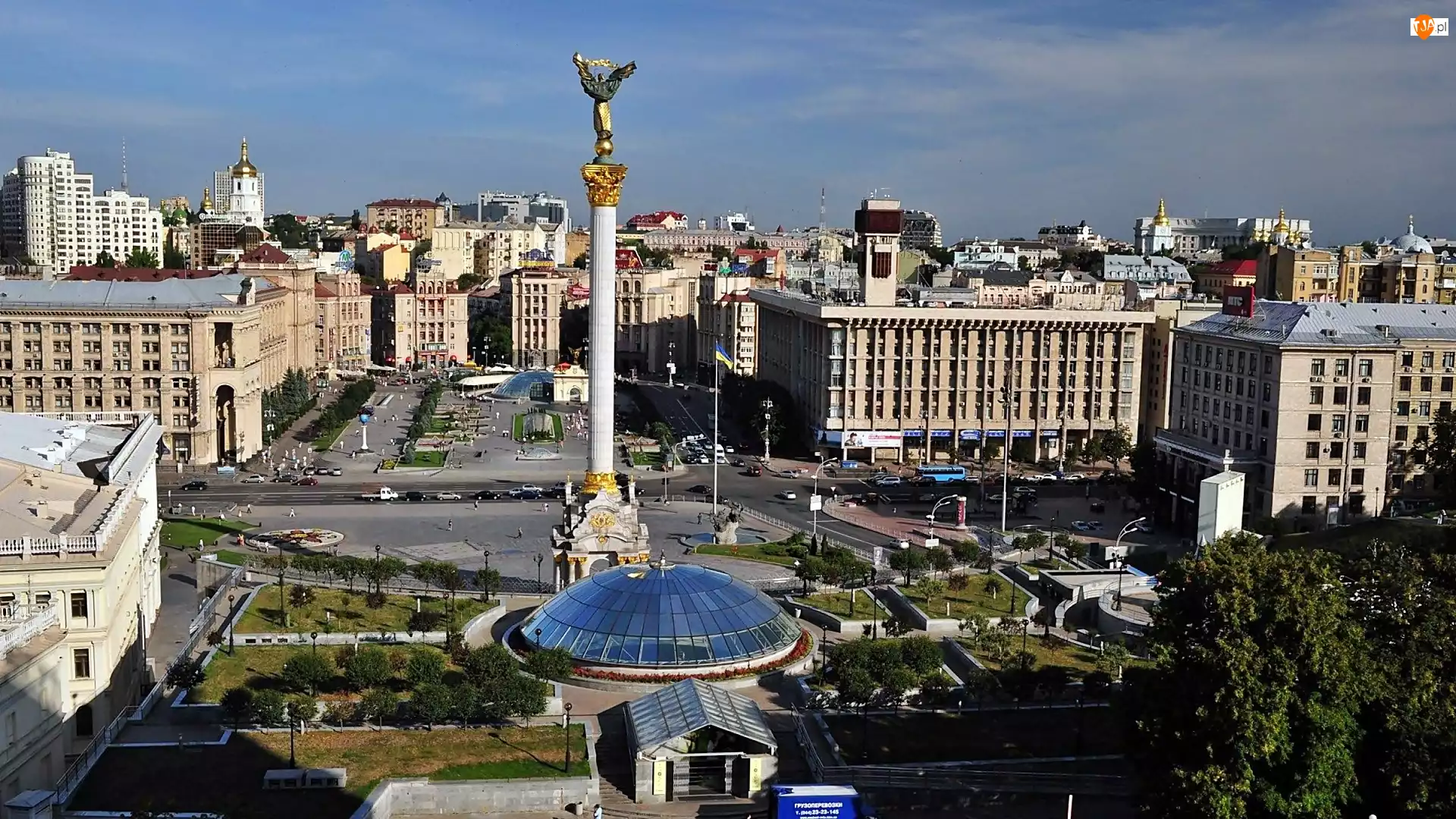 Ukraina, Plac, Majdan, Niepodległości, Kijów