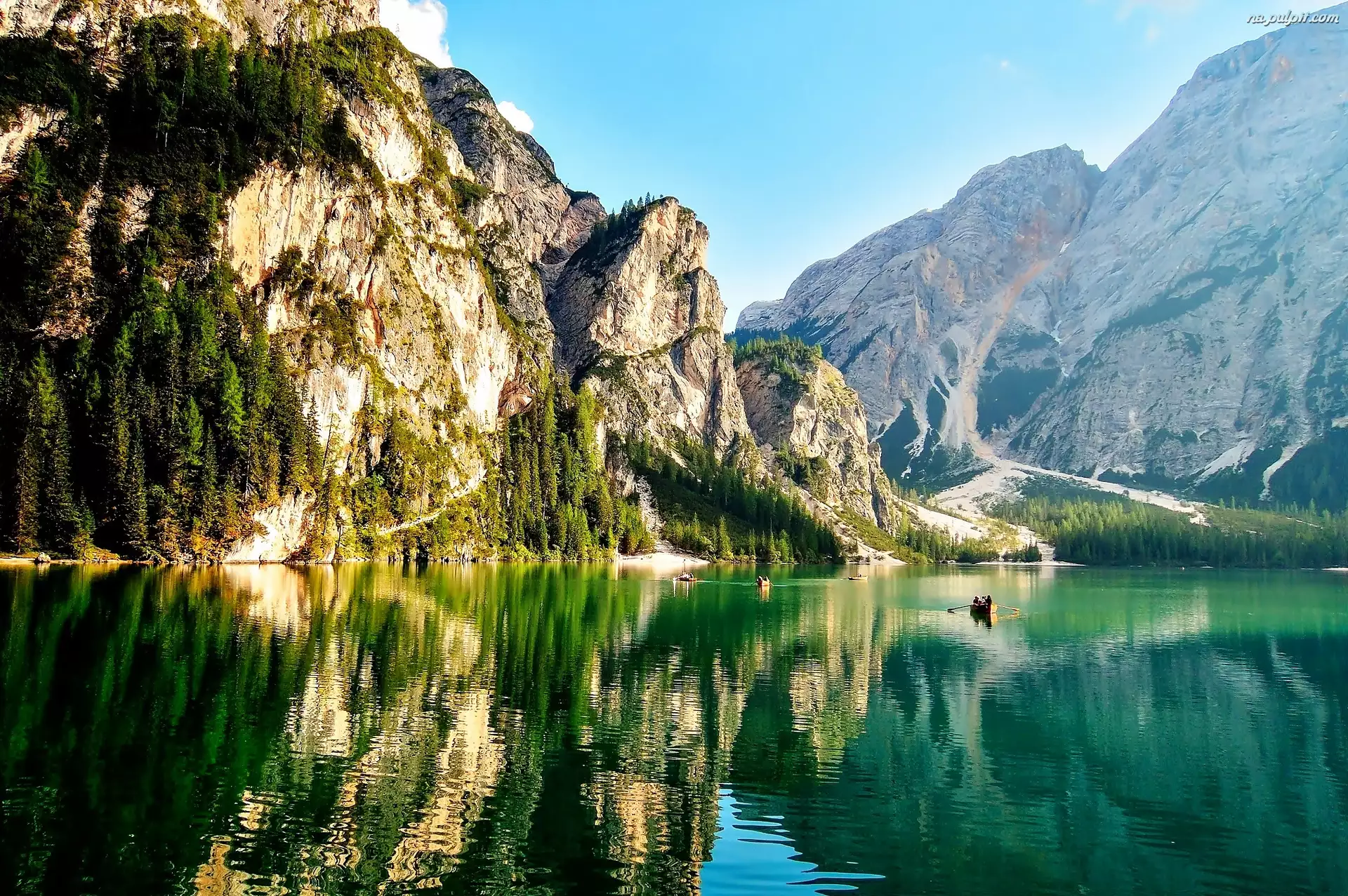 Jezioro, Góry, Dolomity