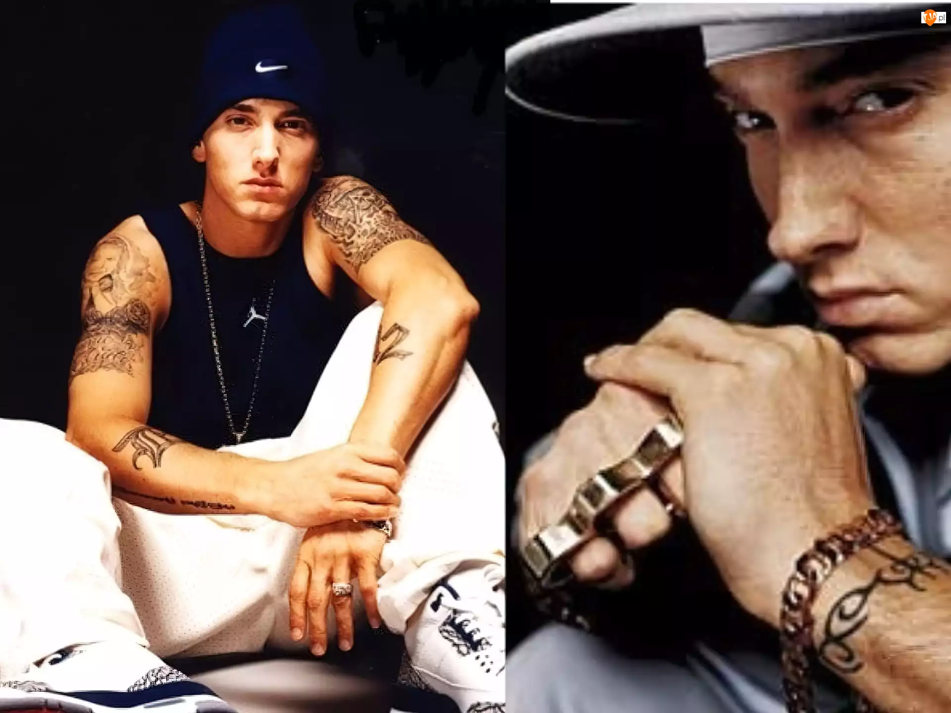 Tatuaże, Eminem
