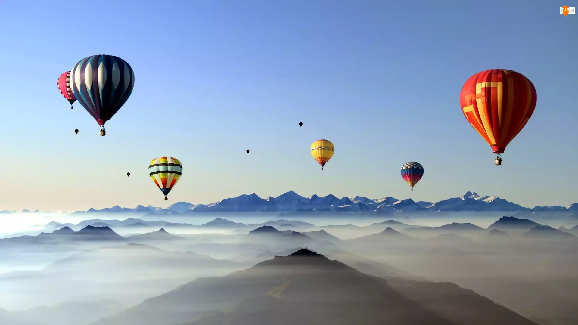 Balony, Mgła, Szczyty, Gór