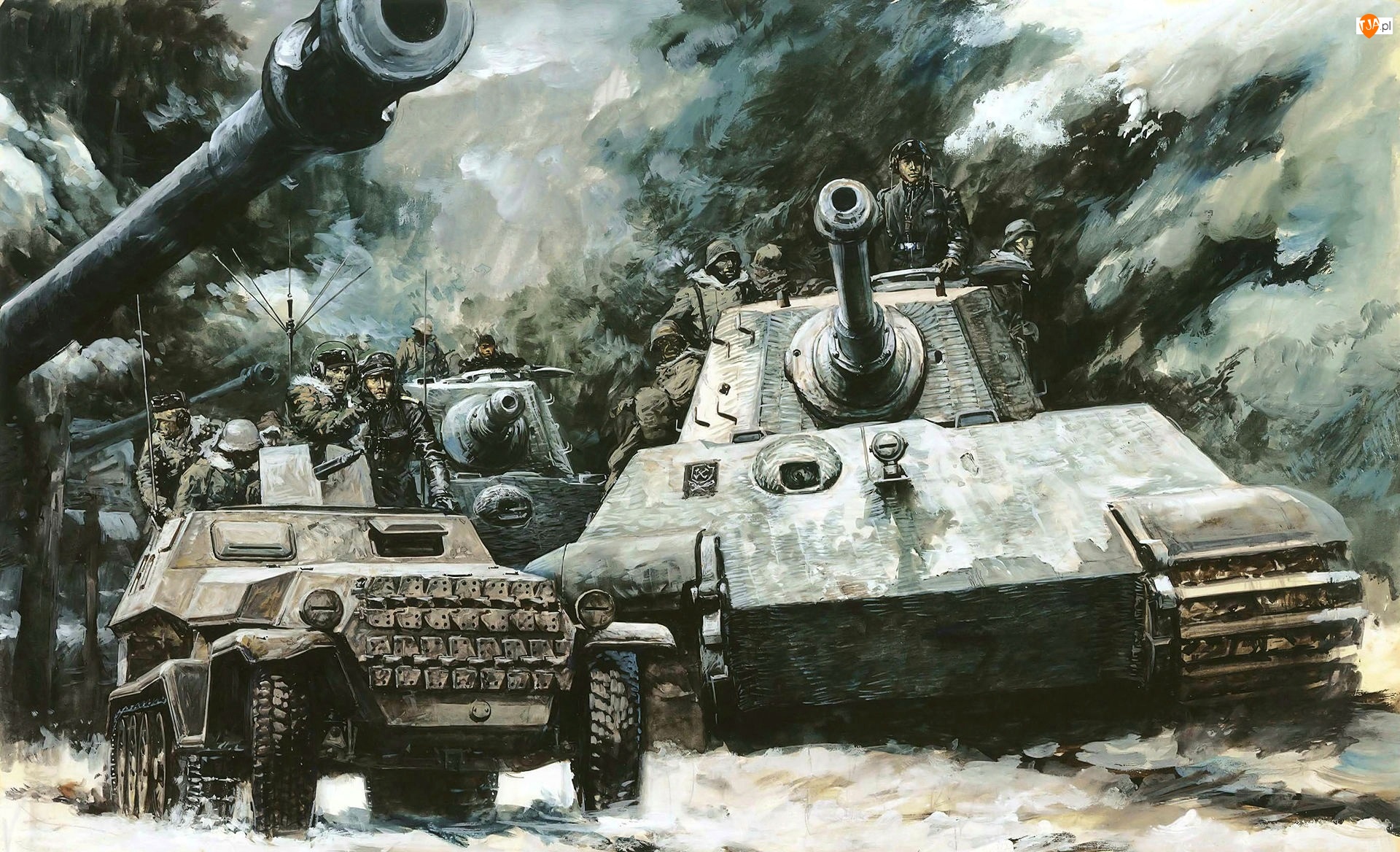 Żołnierze, Czołgi, Tiger II