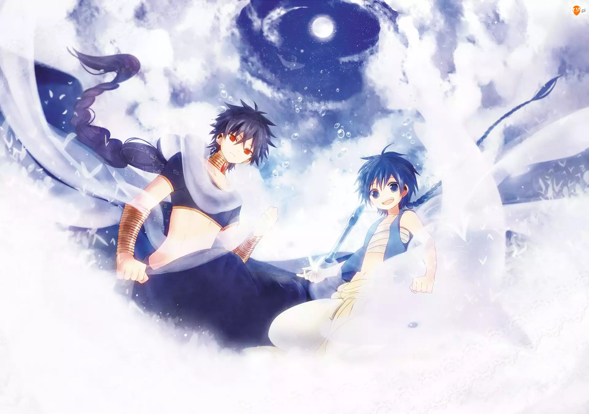 anime, Magi, Aladin, Judal