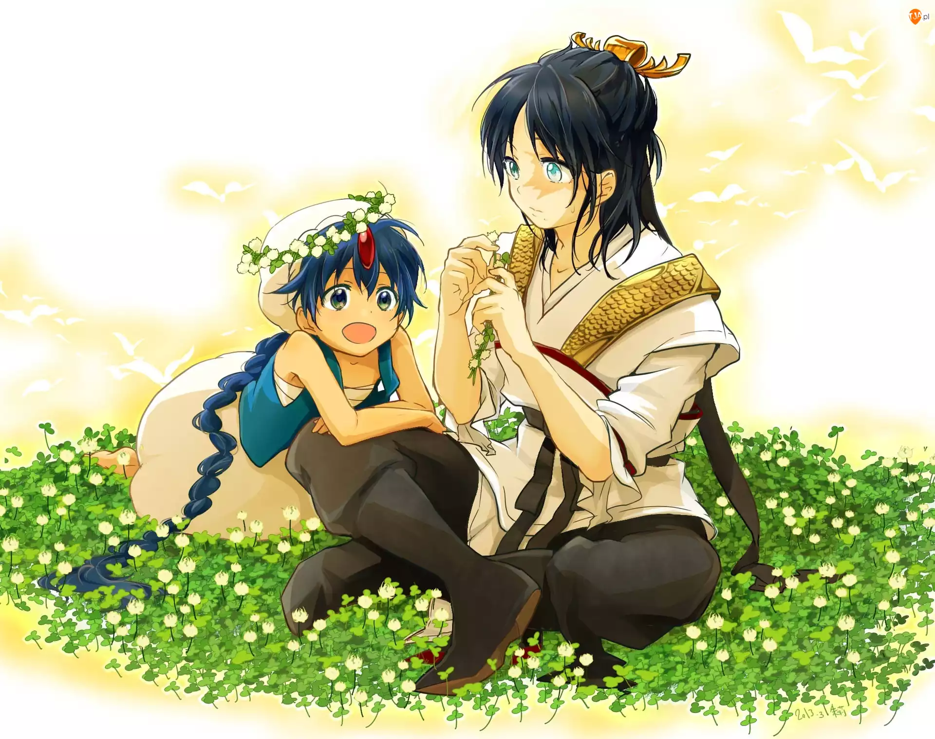 Ren Hakuryuu, manga, Aladdin, Magi, anime