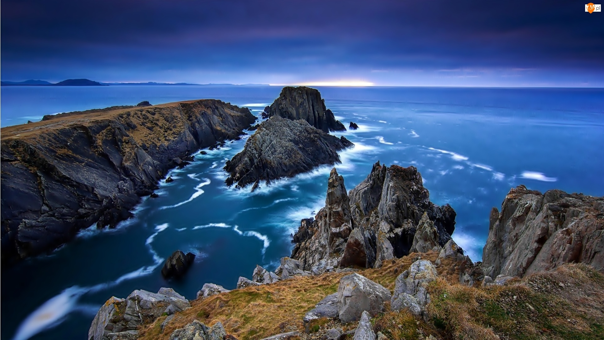 Skały, Irlandia Północna, Morze, Wybrzeże, Klify, Donegal