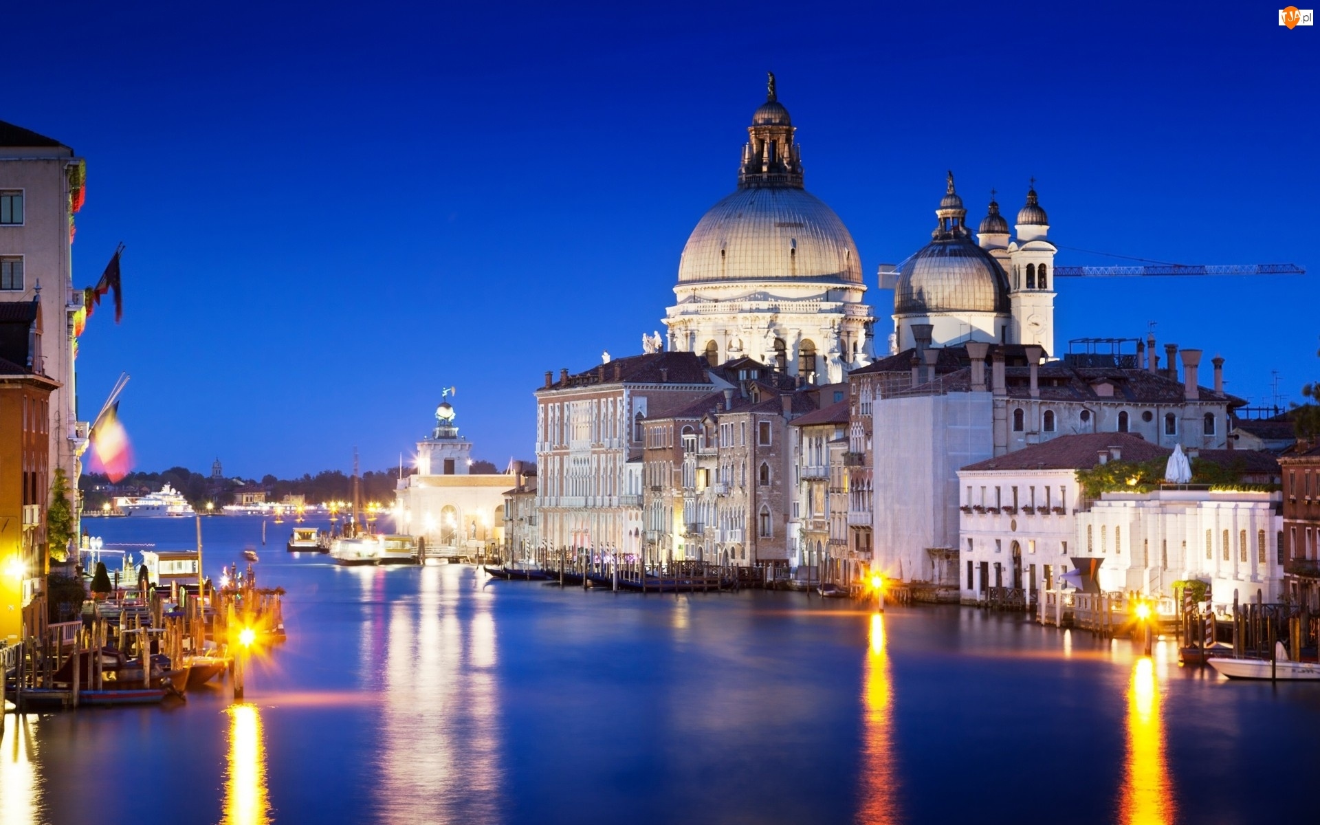Kanał Canal Grande, Włochy, Katedra, Wenecja, Bazylika św. Marka