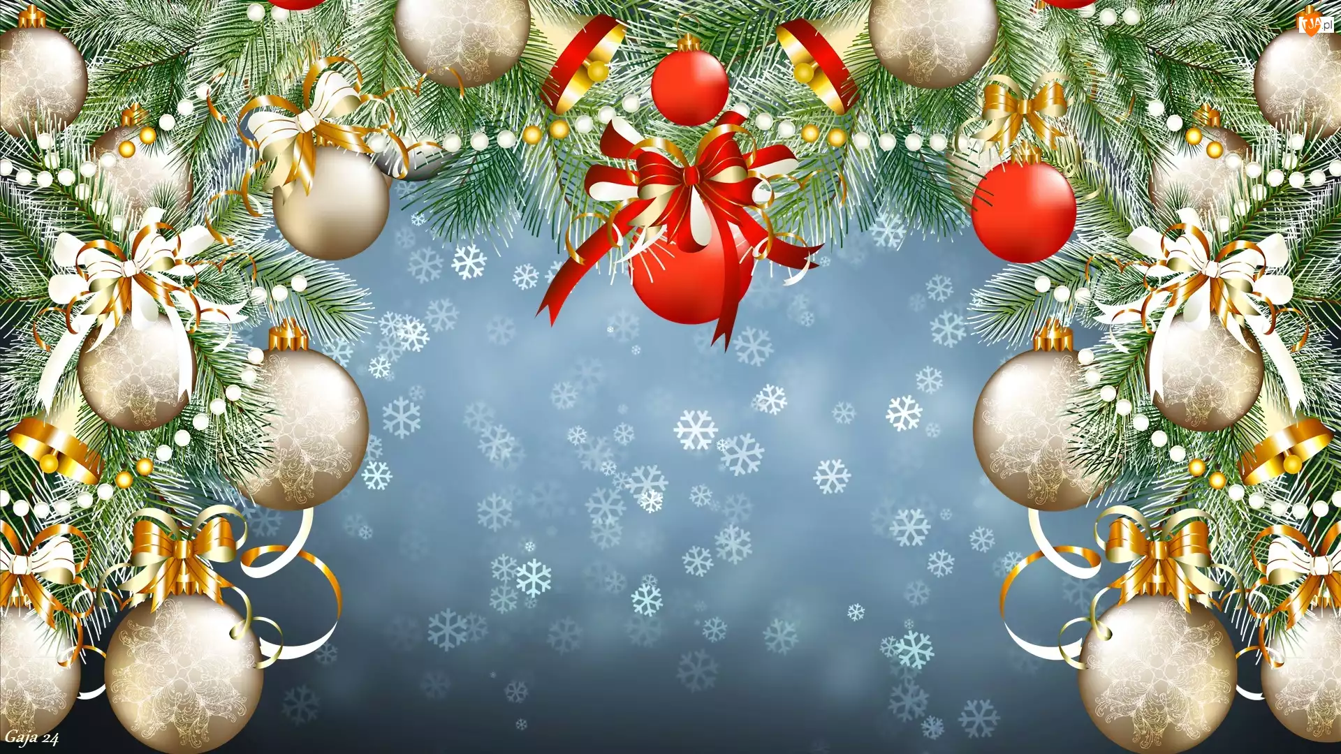 Boże Narodzenie, Bombki, Świąteczne Girlandy