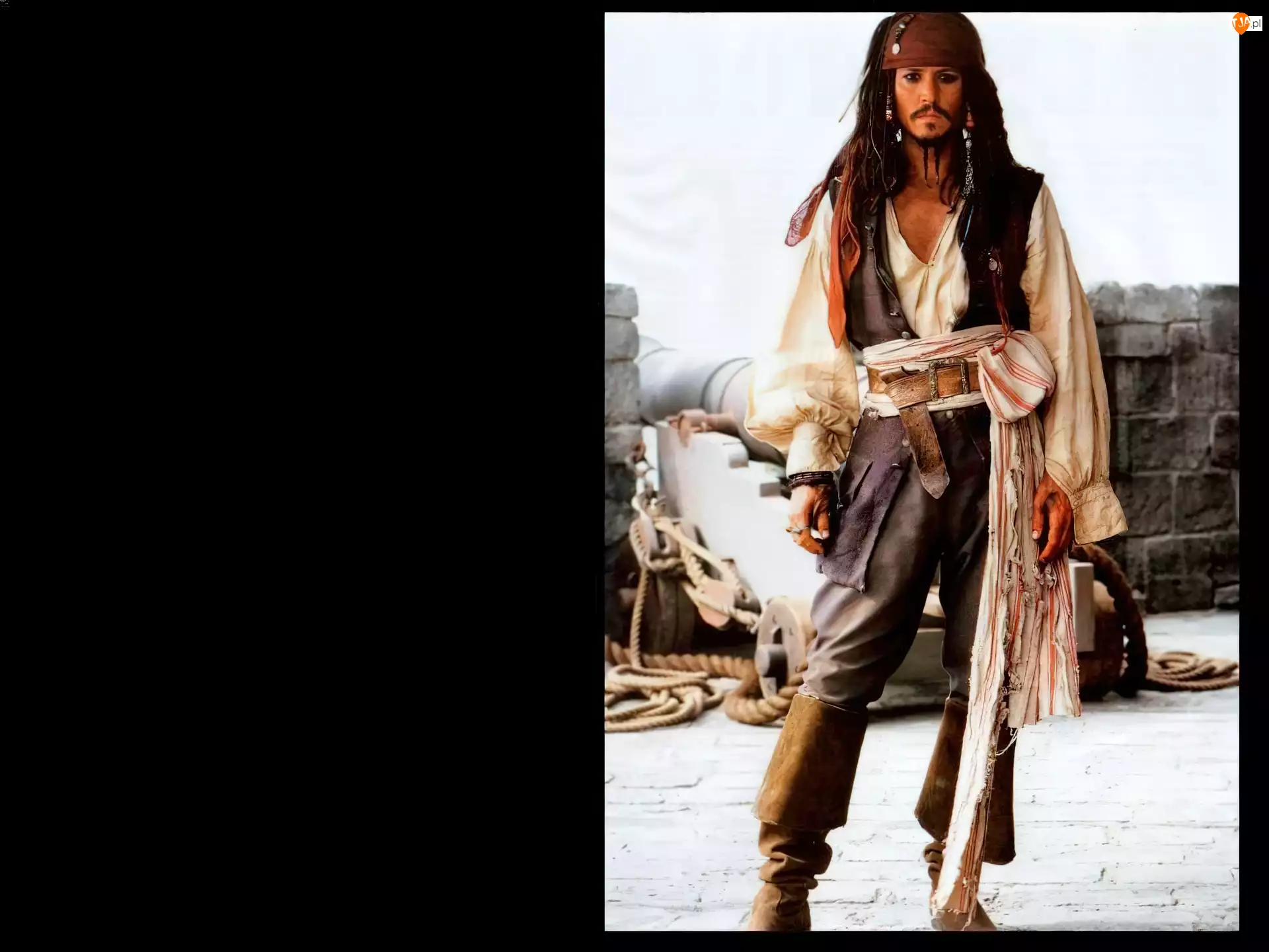 kapitan, Piraci Z Karaibów, armata, Johnny Depp