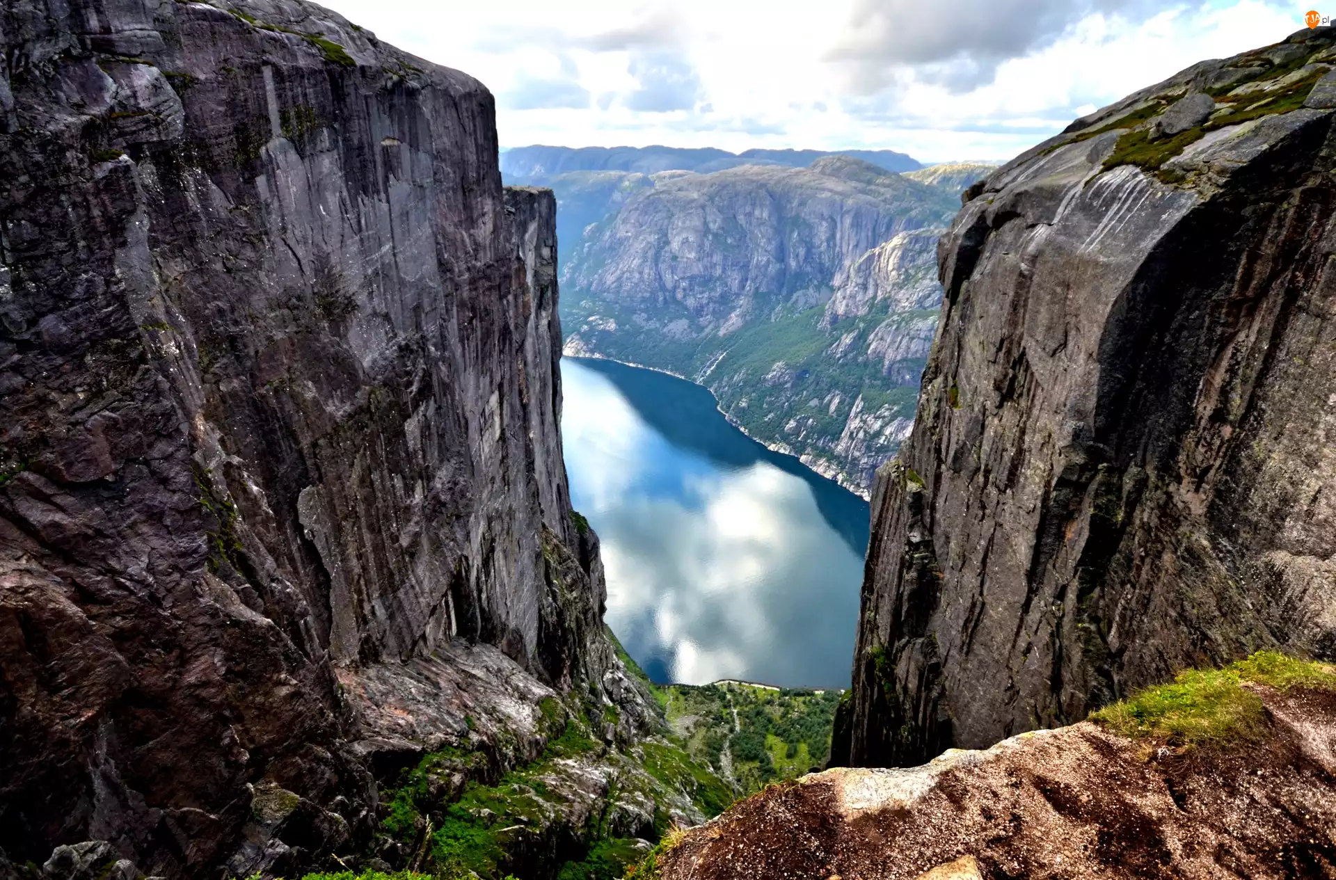 Norwegia, Góry, Lysefjord, Kjerag