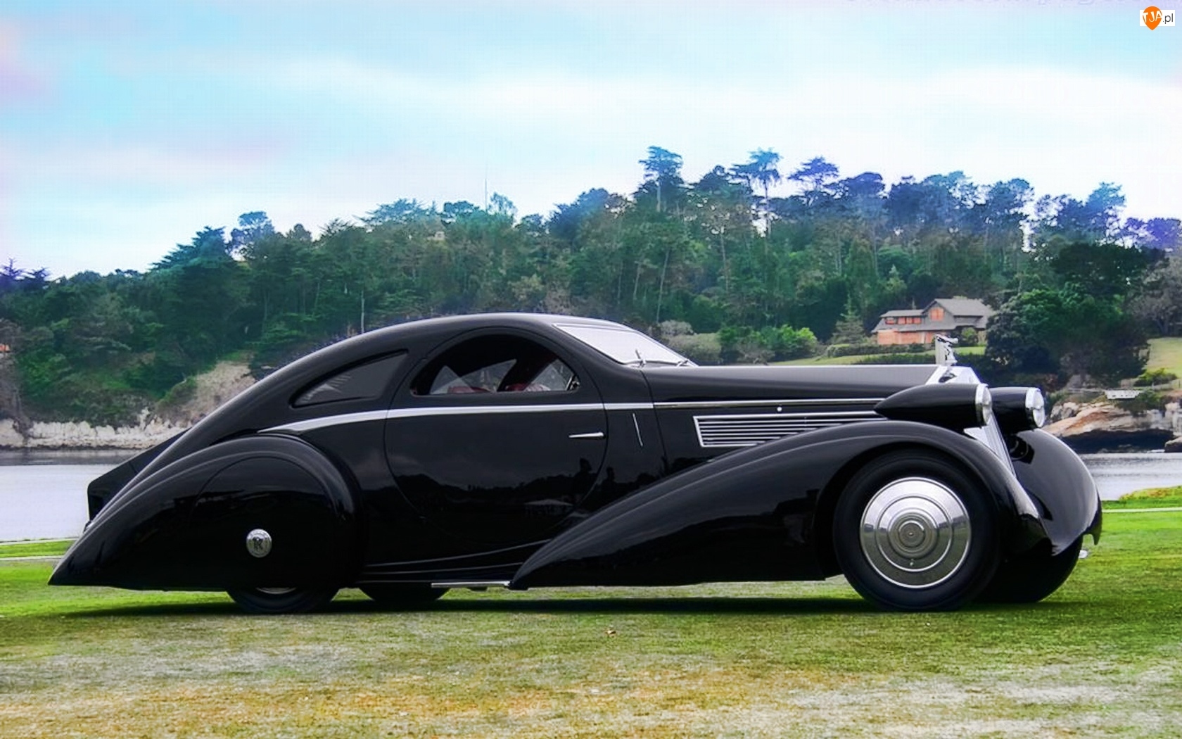 Phantom, czarny, Rolls Royce, Zabytkowy, 1925