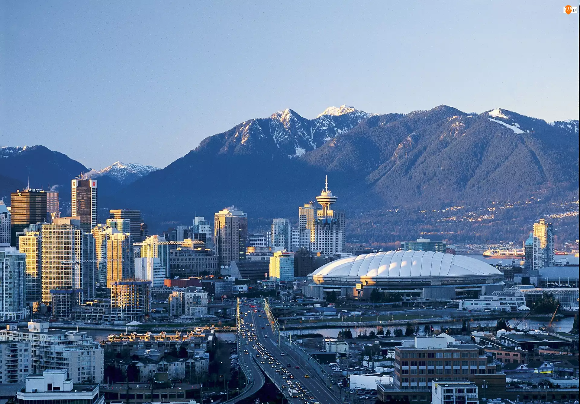 Kanada, Góry, Vancouver, Miasto