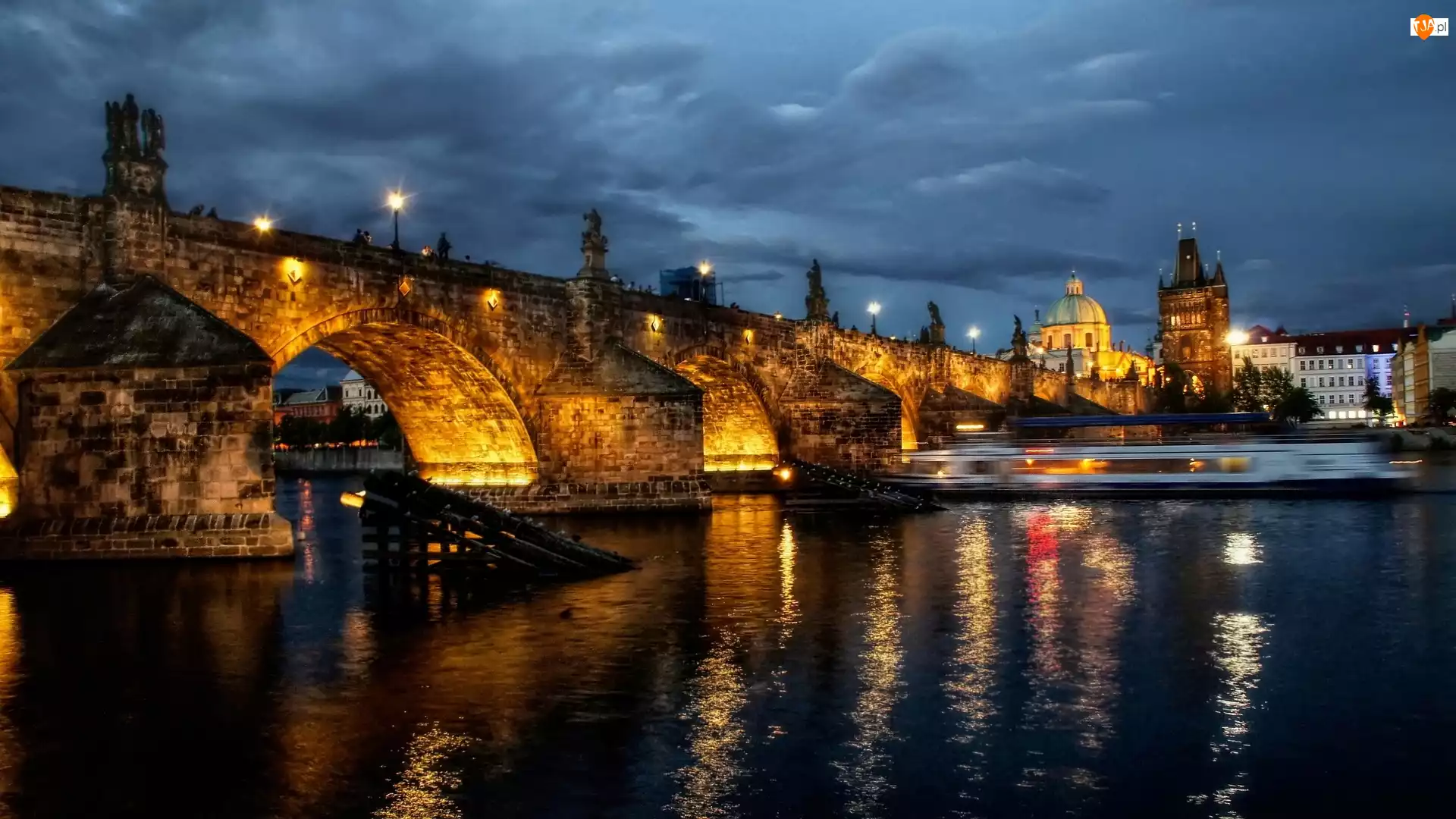 Czechy, Most, Rzeka, Praga