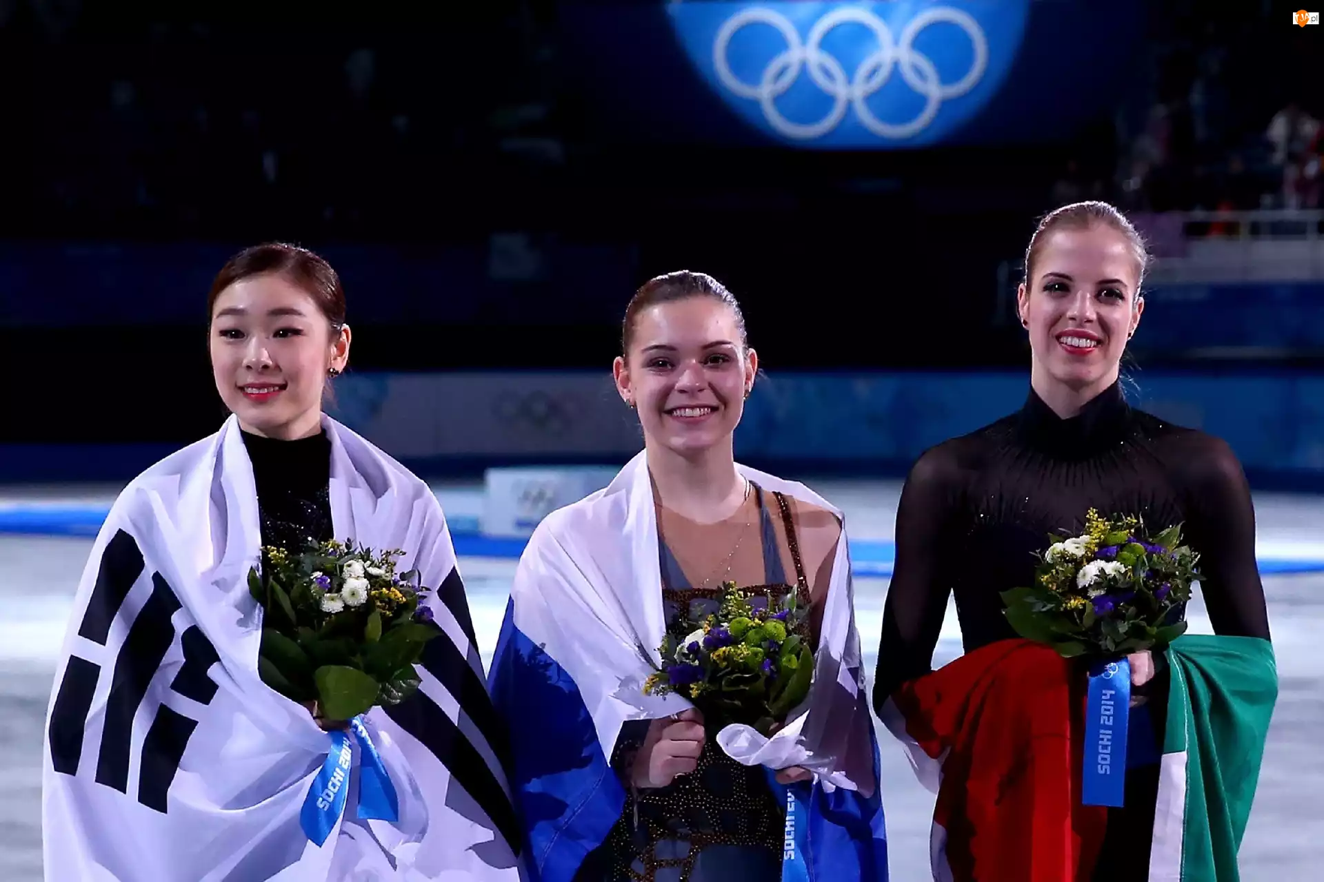 Sochi 2014, Carolina Kostner, Kim Yong-A, Adelina Sotnikova