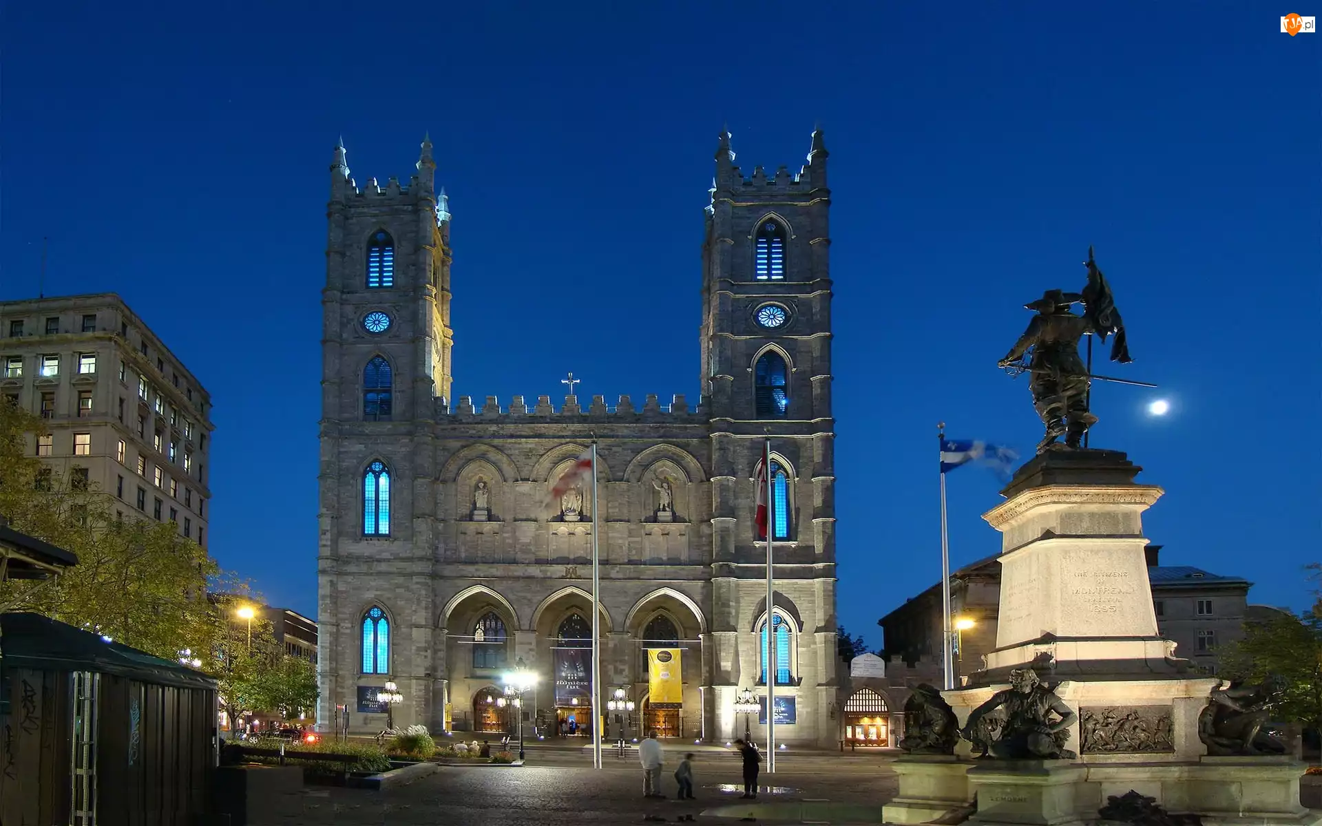 Ludzie, Kanada, Kościół, Montreal, Pomnik