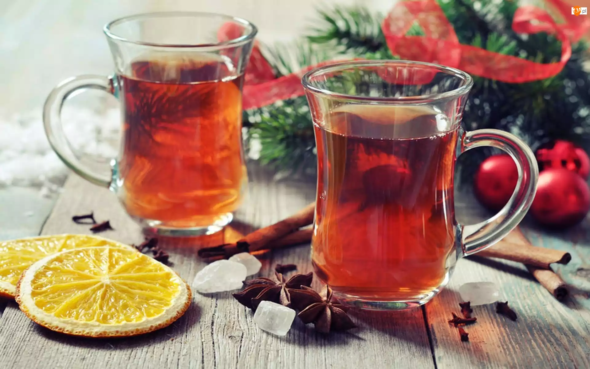 Herbata, Świąteczny, Cytryna, Motyw