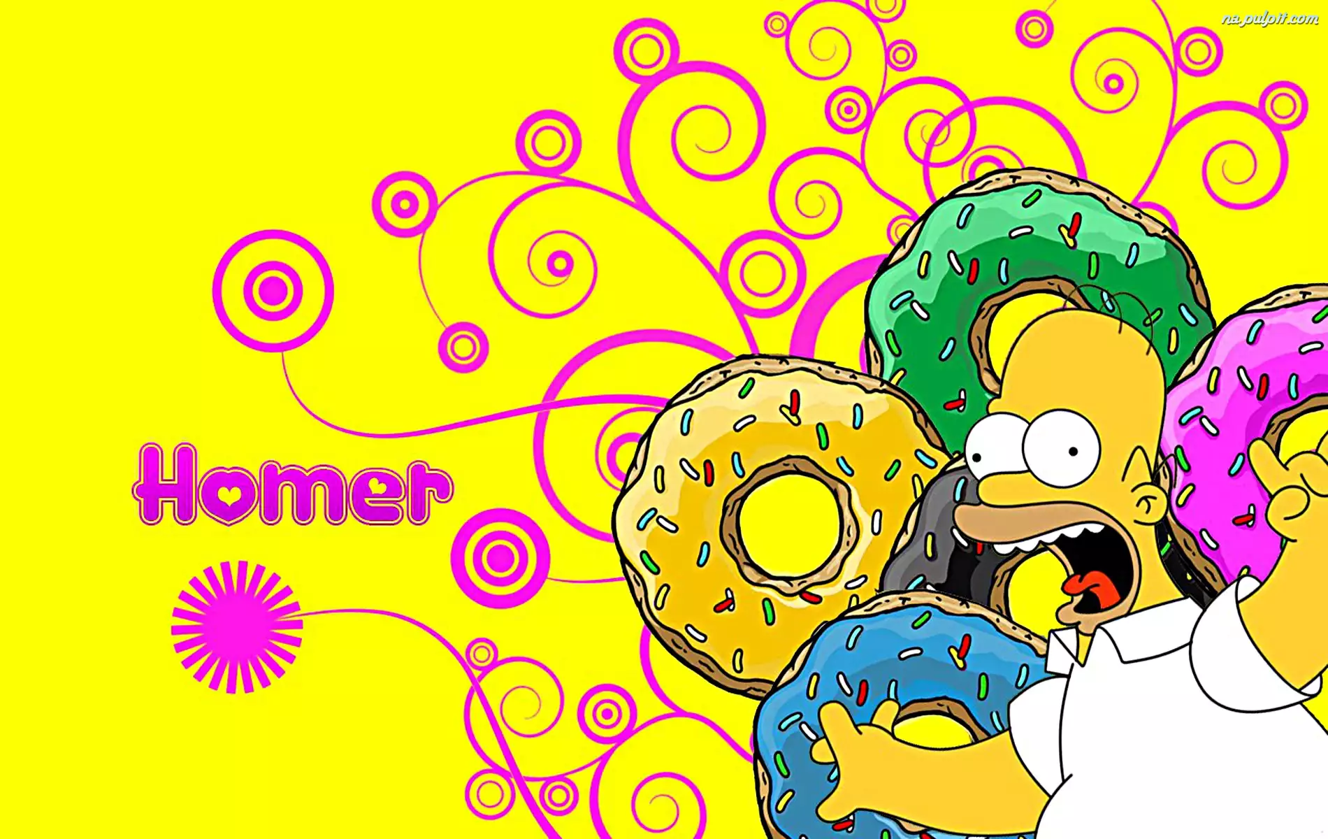 ciasteczka, Homer, Simpson