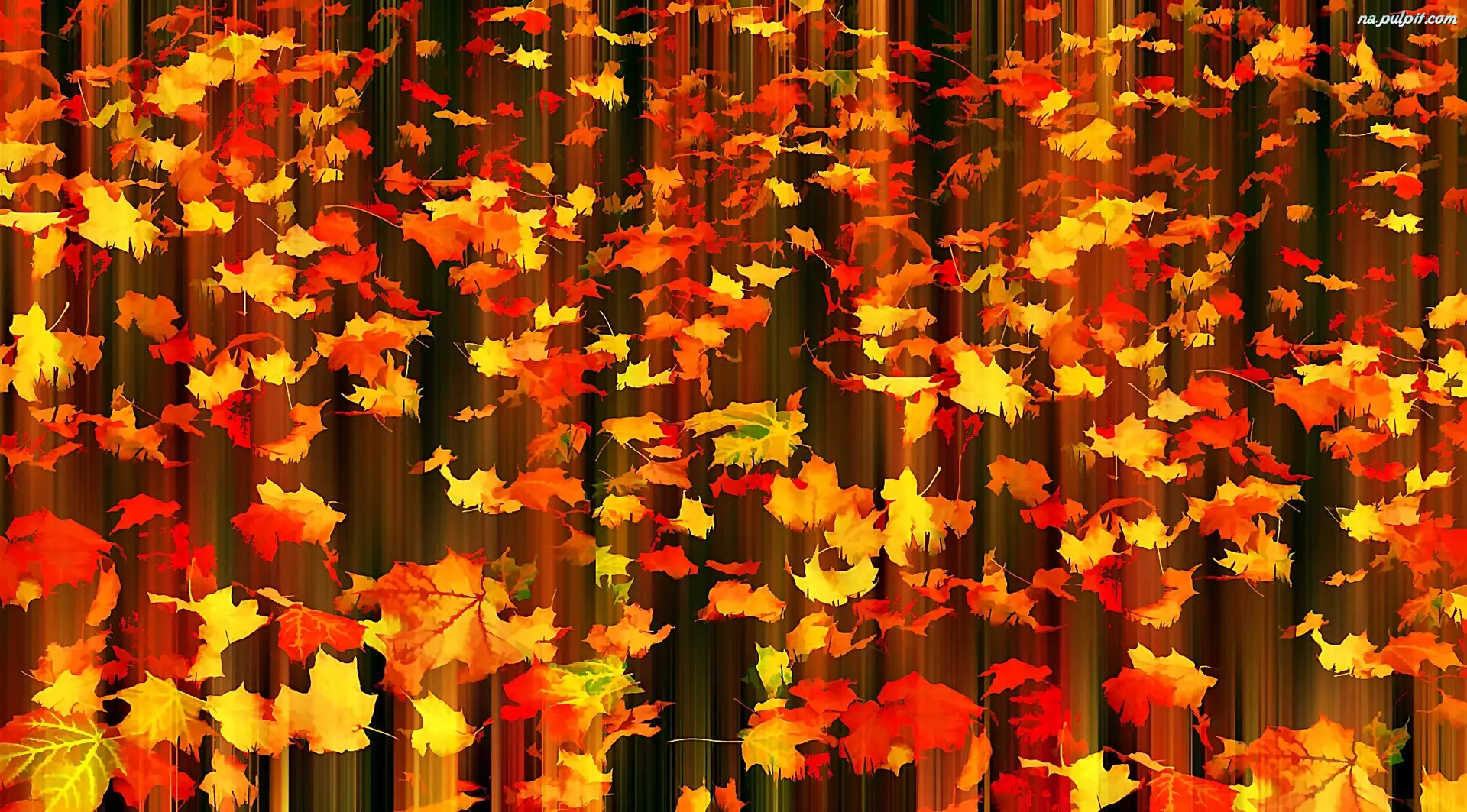 Tekstura, Jesień, Opadające Liście