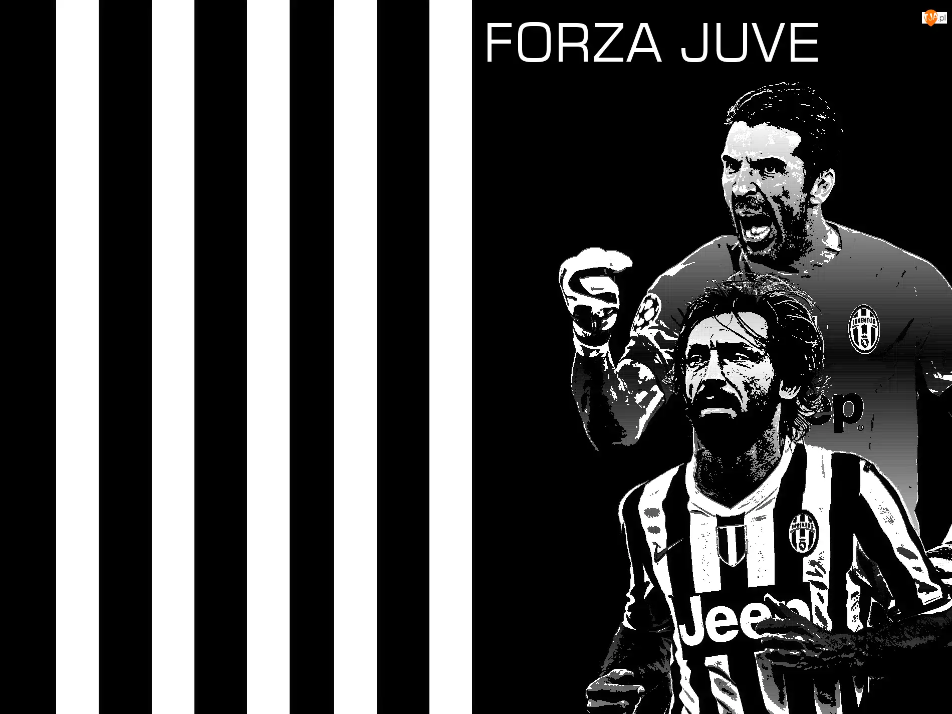 Pirlo, Juventus, Forza Juve, Piłka nożna, Buffon