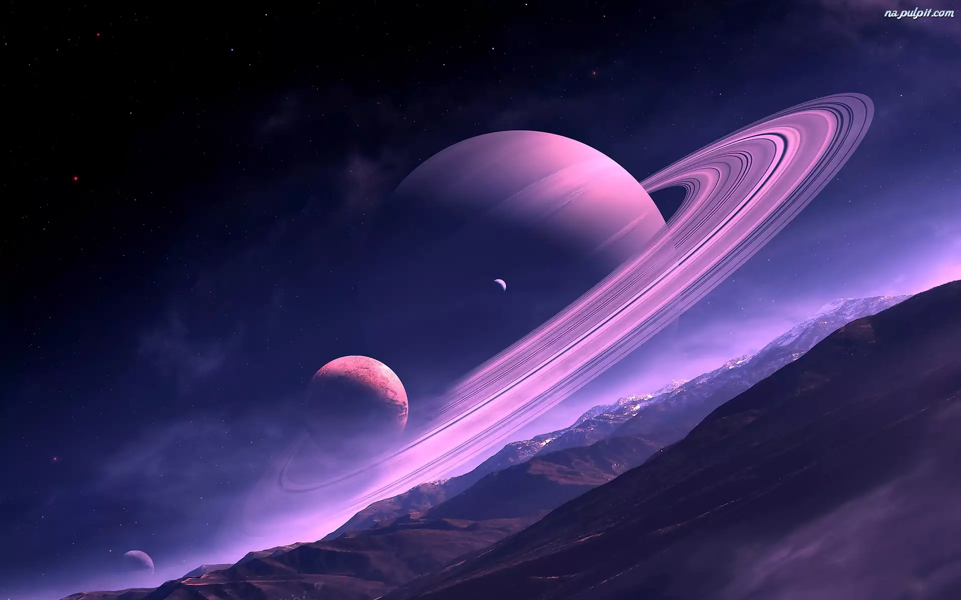 Fantasy, Kosmos, Planeta, Saturn