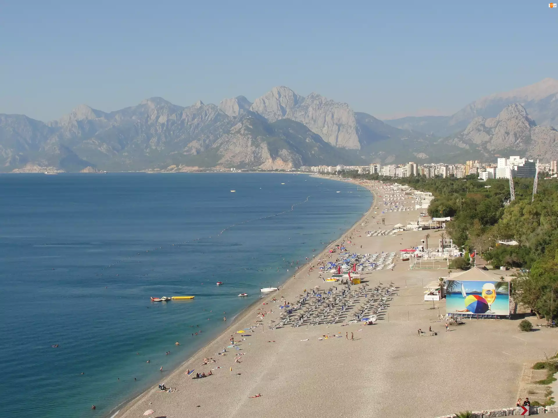 Wybrzeże, Antalya, Turcja, Plaża