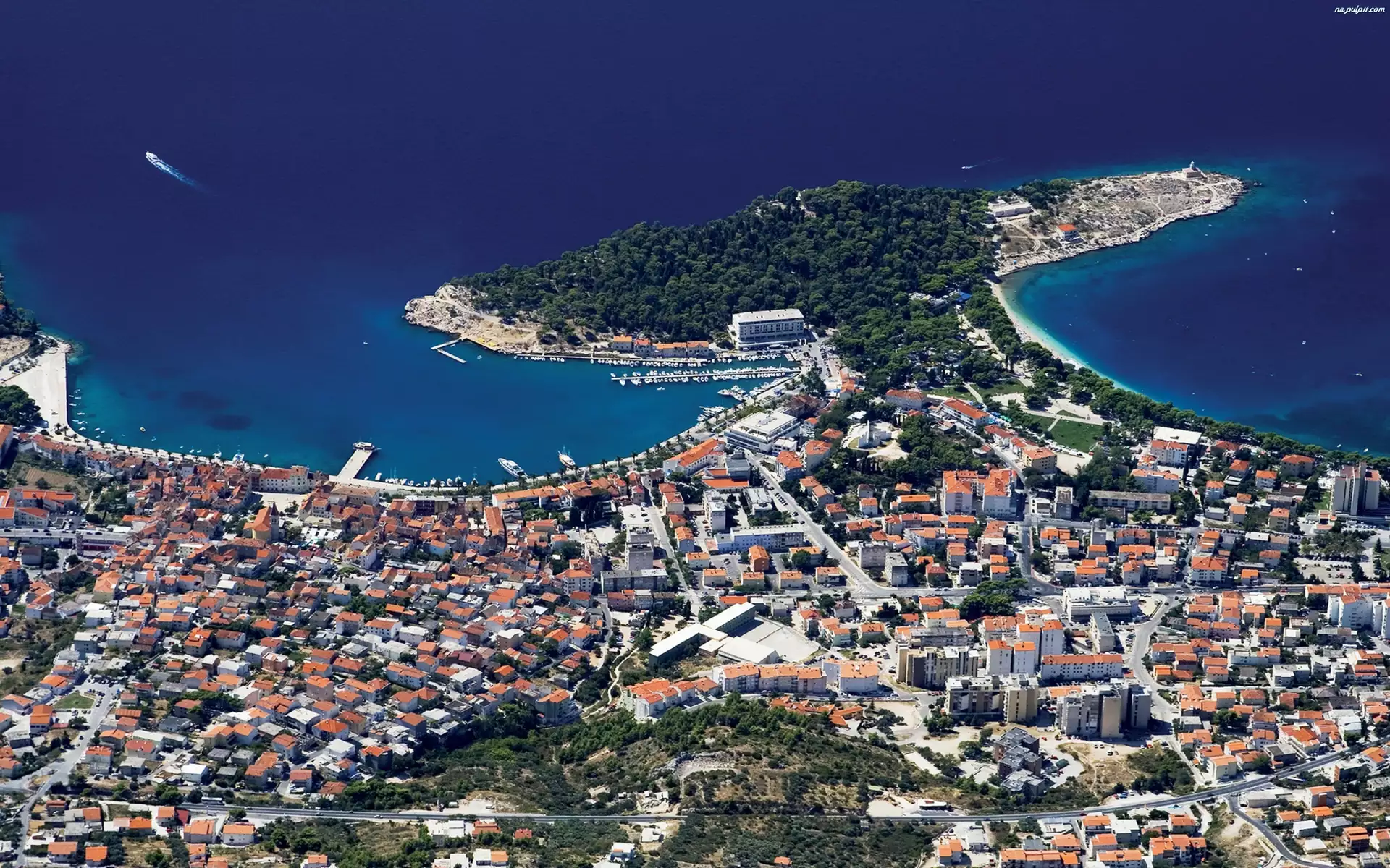 Chorwacja, Morze, Panorama, Miasta