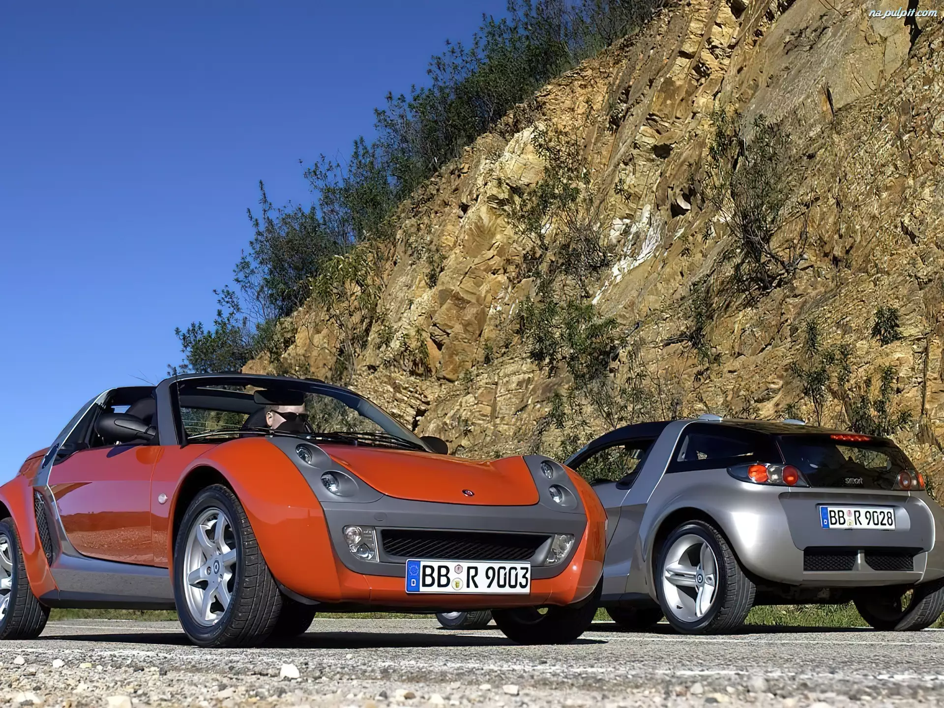 Pomarańczowy i Srebrny, Smart Roadster