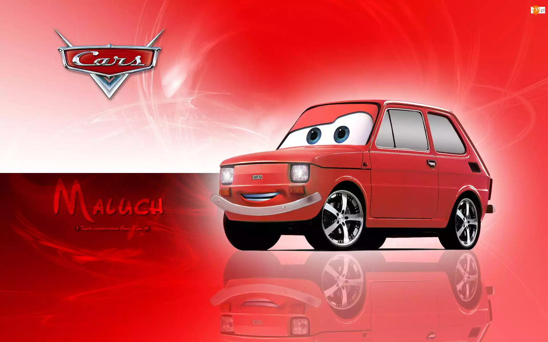 Fiat 126p, Auta, Disney, Cars, Maluch, Film animowany