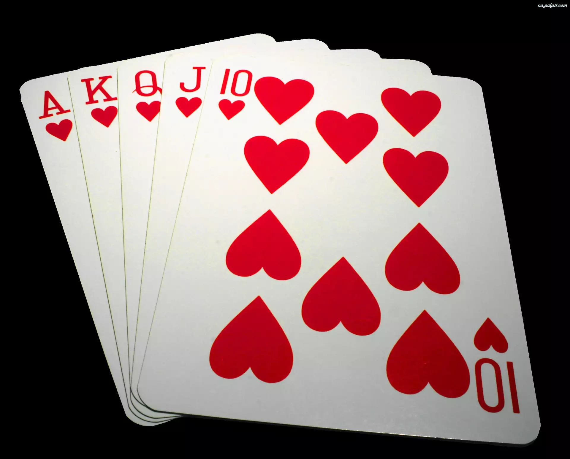 Poker Królewski, Karty, Poker